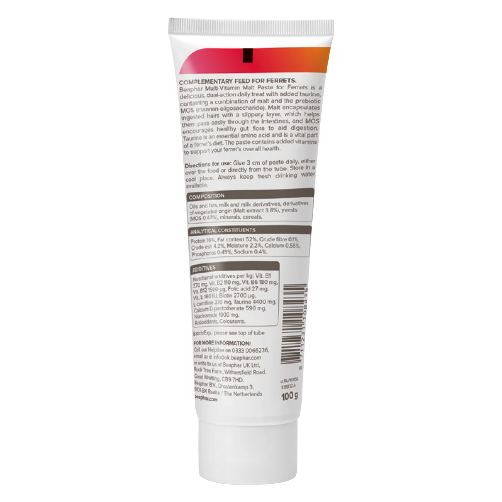 Beaphar Vitamin/Malt Paste For Ferrets - Image 3