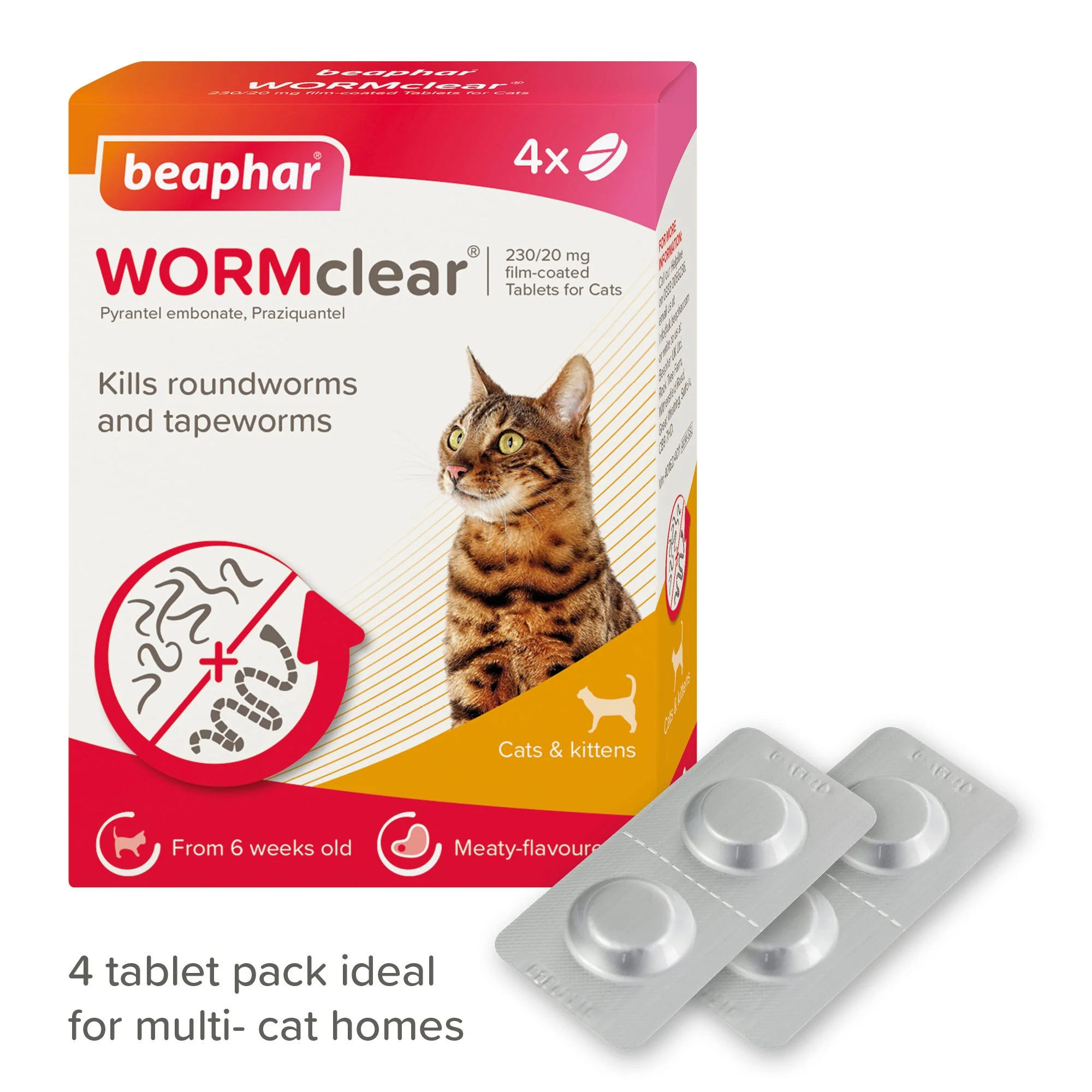 Beaphar WORMclear Tablets for Cats - Image 3