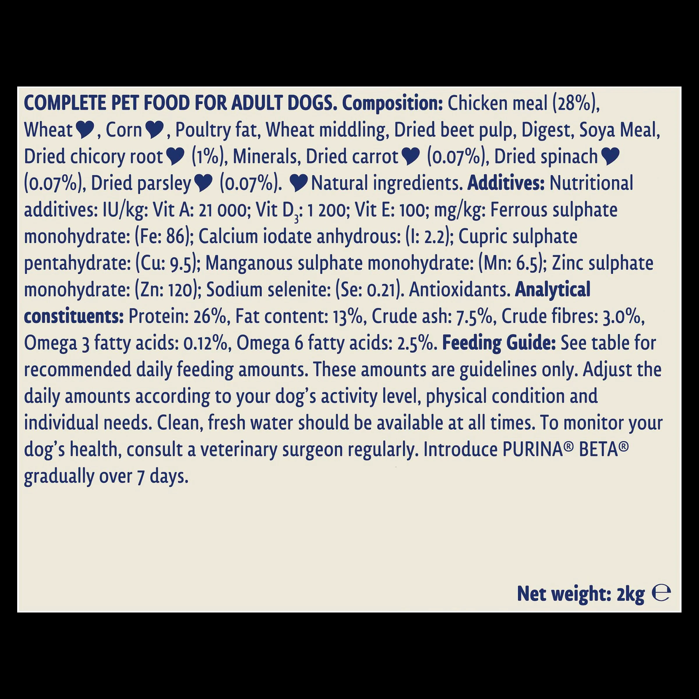 BETA Adult Dry Dog Food - Chicken - Image 10