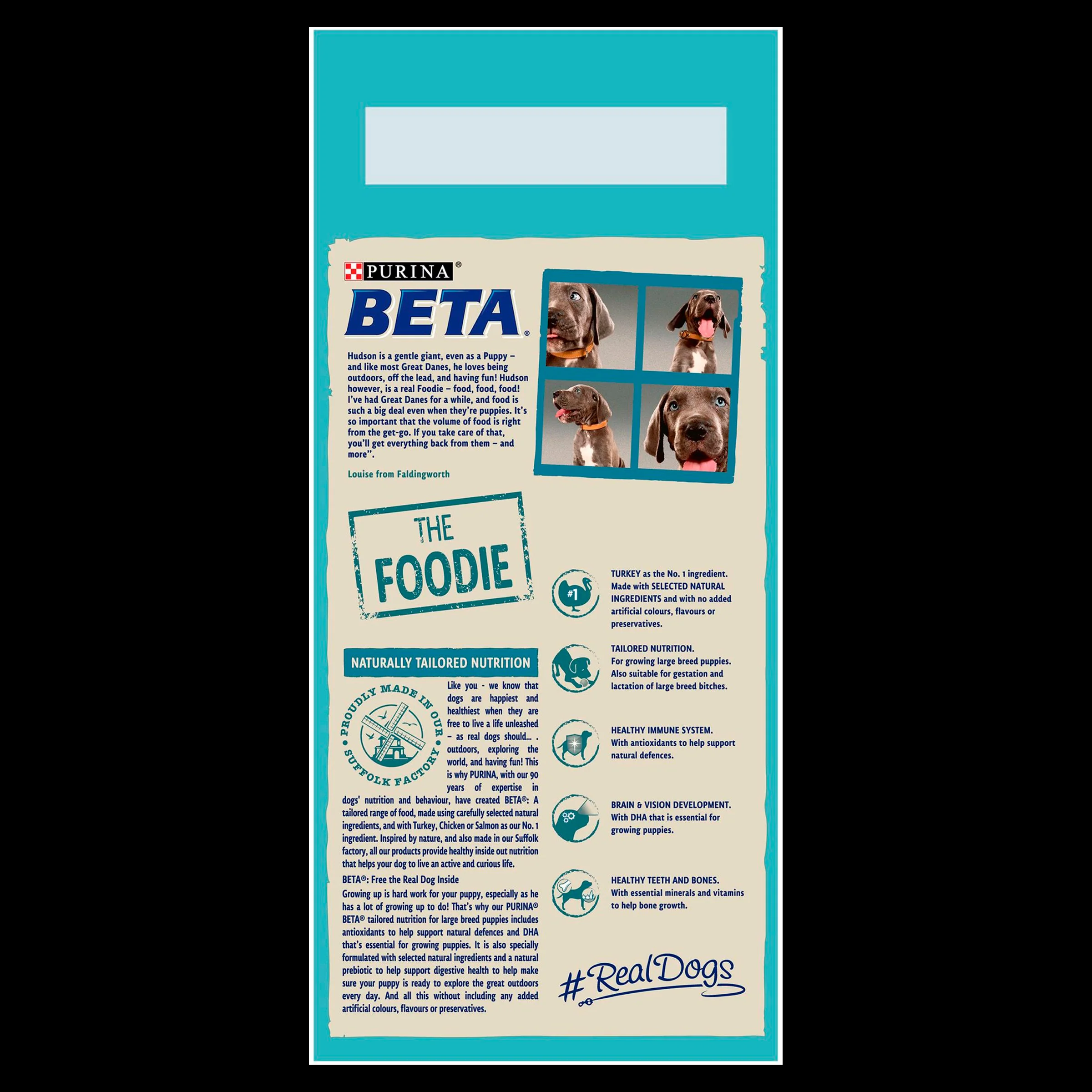 BETA Large Breed Puppy Dry Dog Food - Turkey - Image 5