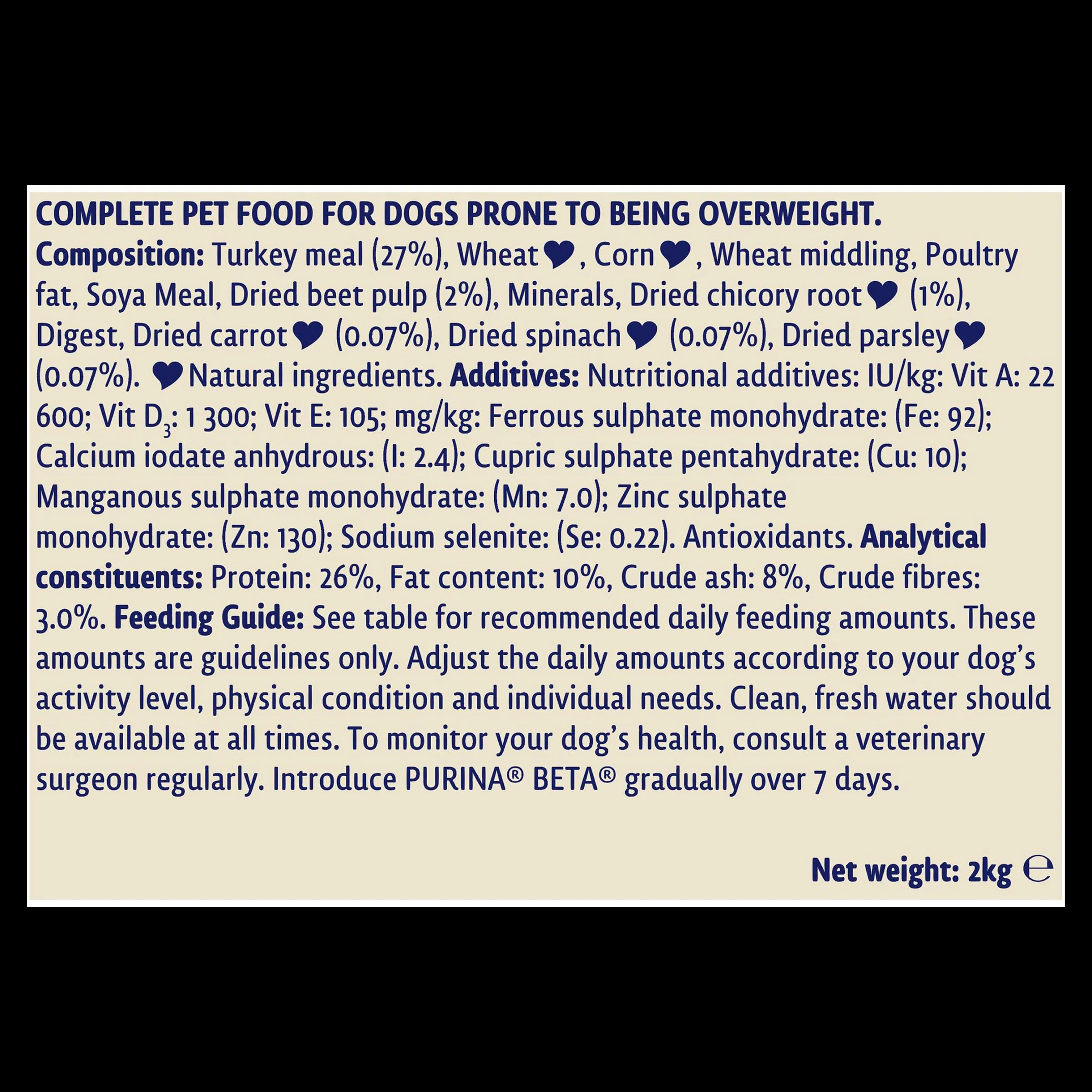 BETA Light Adult Dry Dog Food - Turkey - Image 10