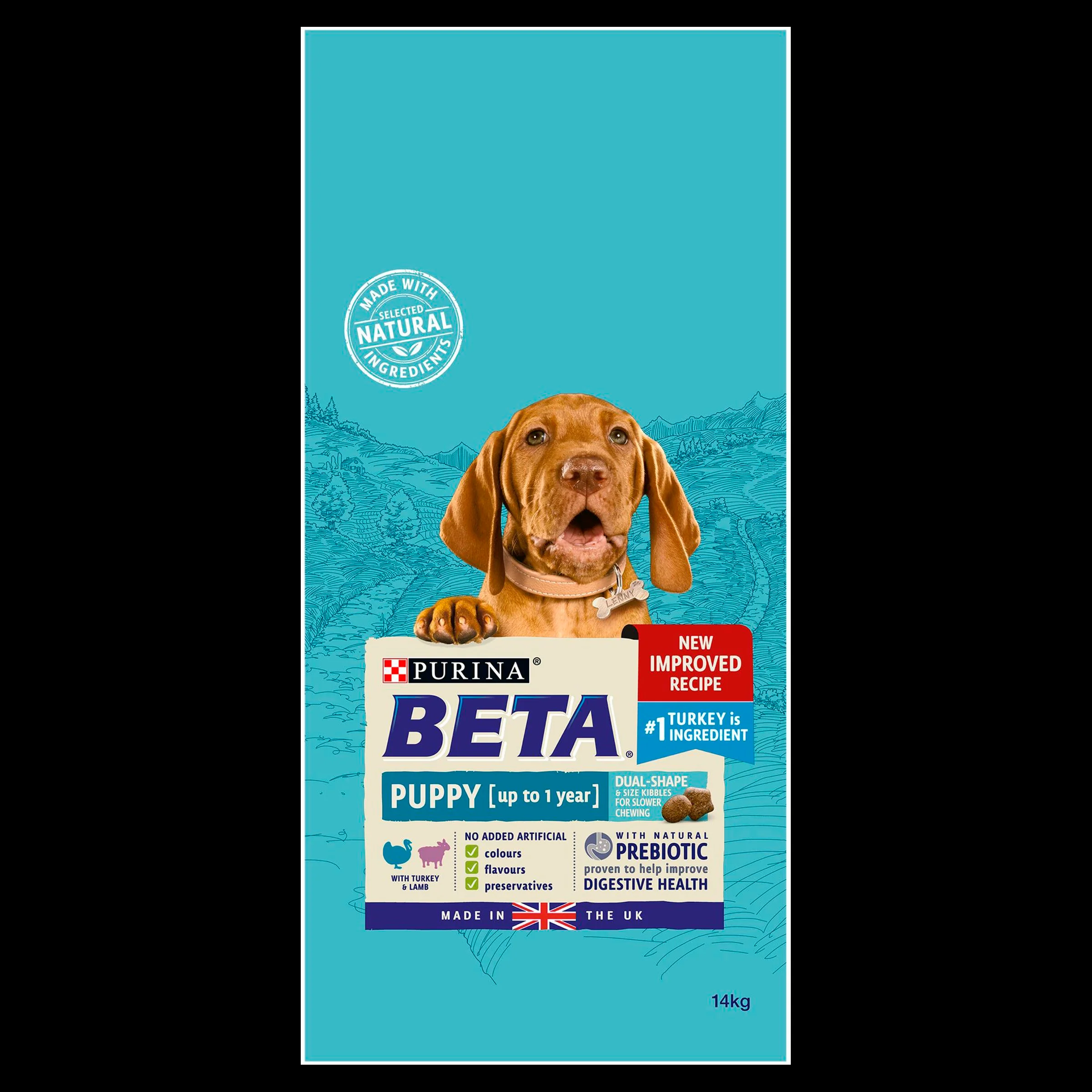 BETA Puppy Turkey & Lamb Dry Dog Food 14kg - Image 3