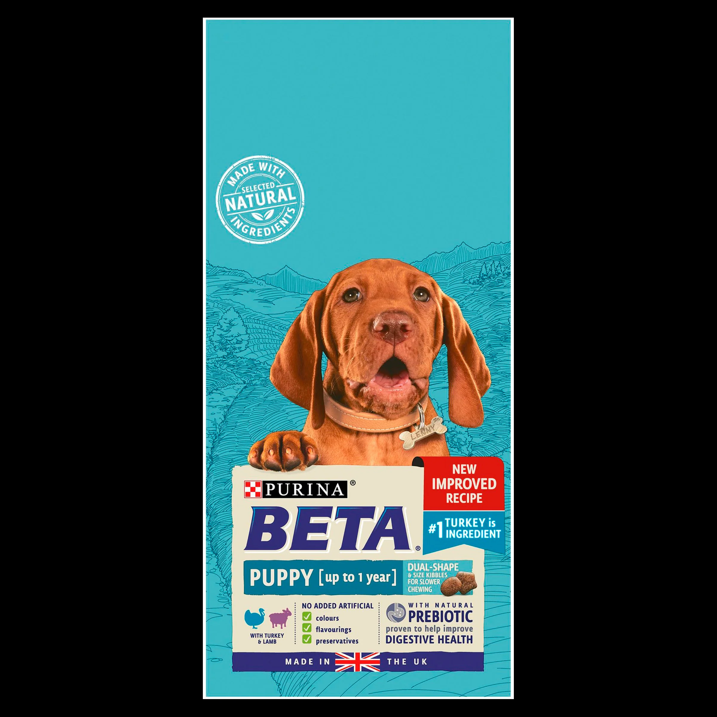 BETA Puppy Turkey & Lamb Dry Dog Food 2kg - Image 3