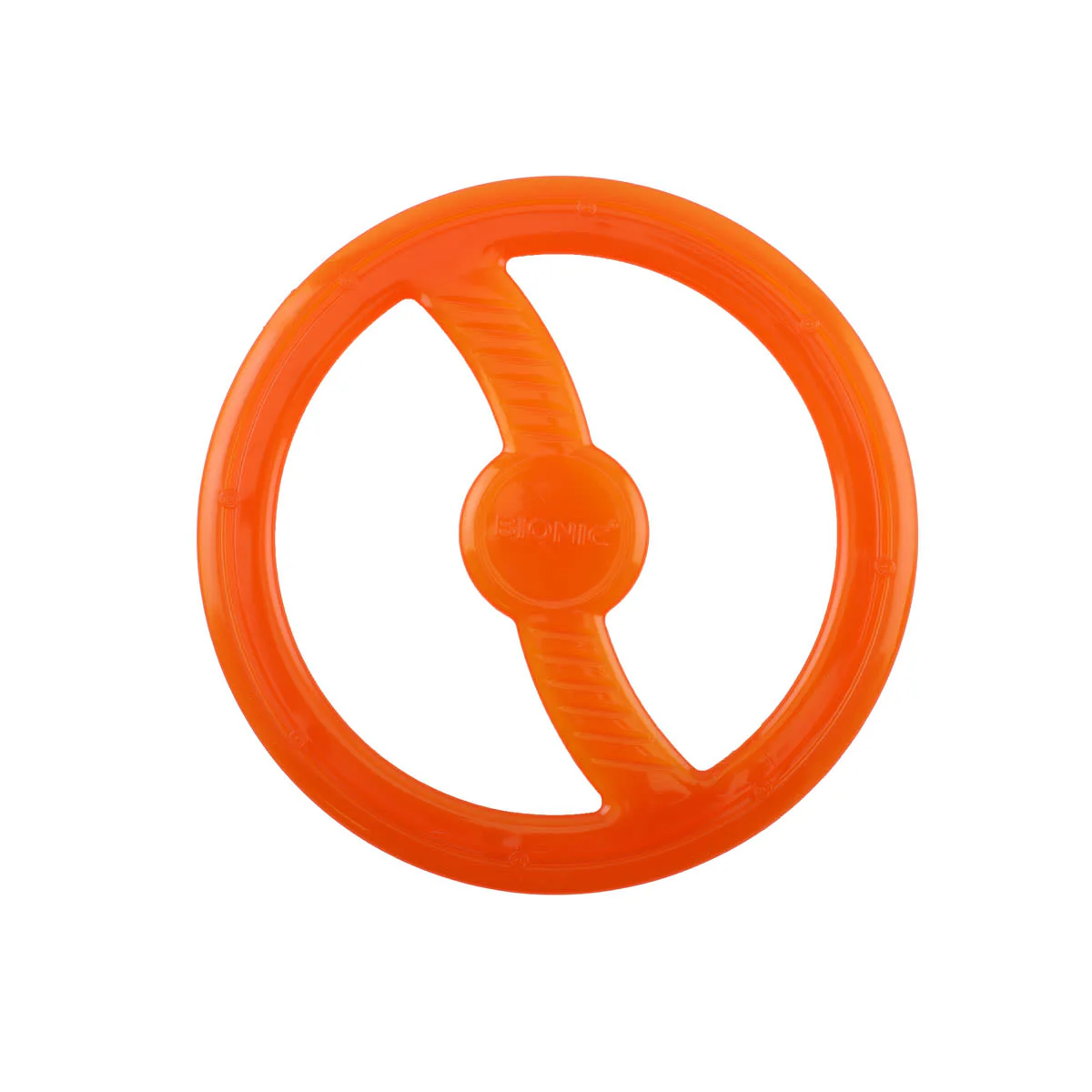 BIONIC Toss-N-Tug Orange Ring Dog Tug Toy - Image 3