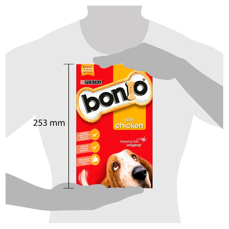 Bonio Adult Chicken Dog Biscuits - Image 10