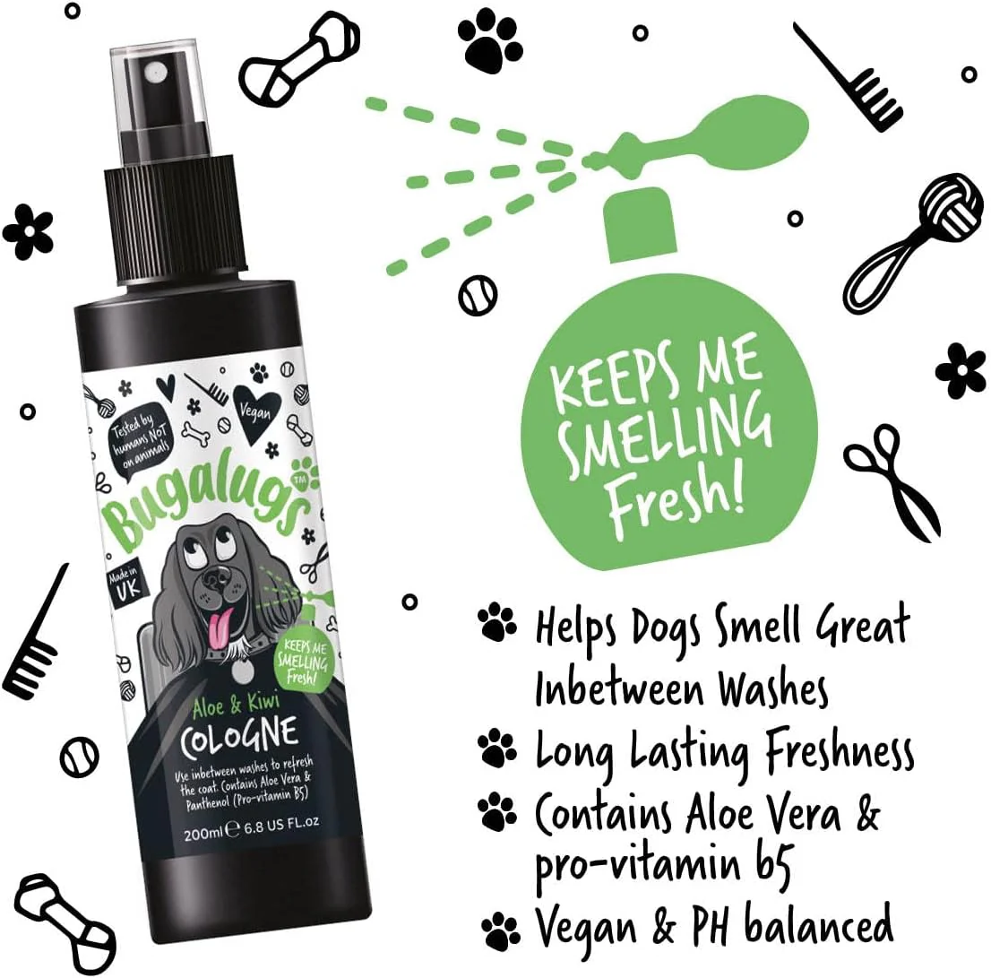 Bugalugs Aloe & Kiwi Dog Cologne - Image 3