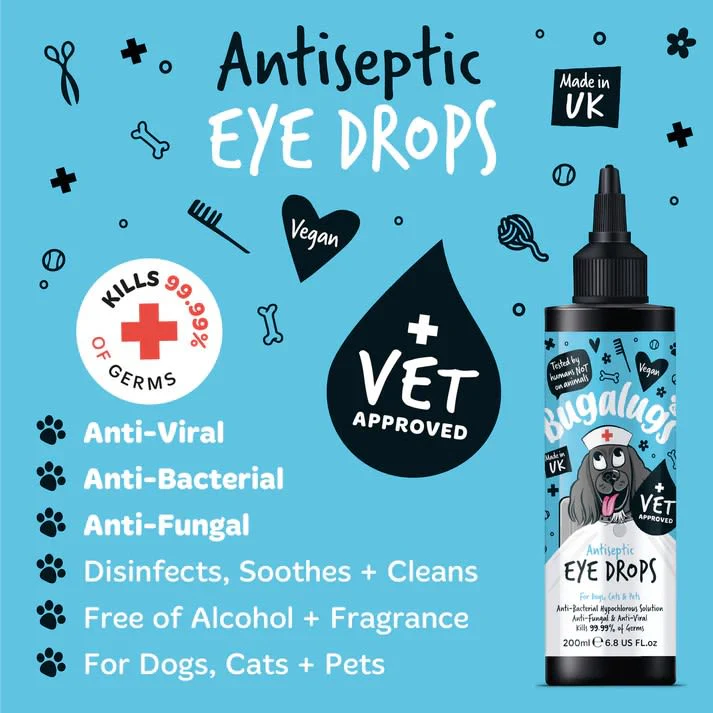 Bugalugs Antiseptic Eye Drops for Dogs, Cats & Pets - Image 12