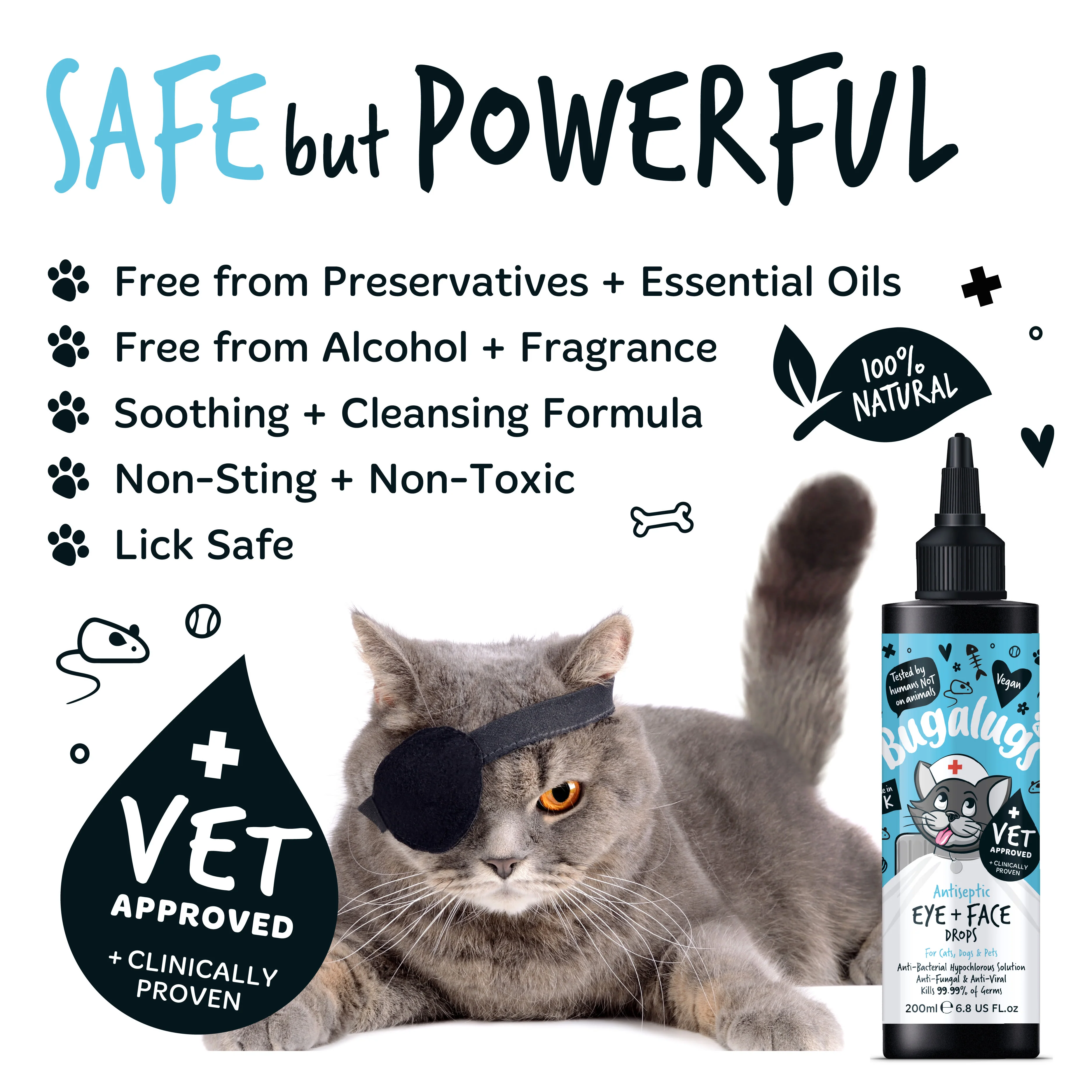 Bugalugs Antiseptic Eye Drops for Dogs, Cats & Pets - Image 8
