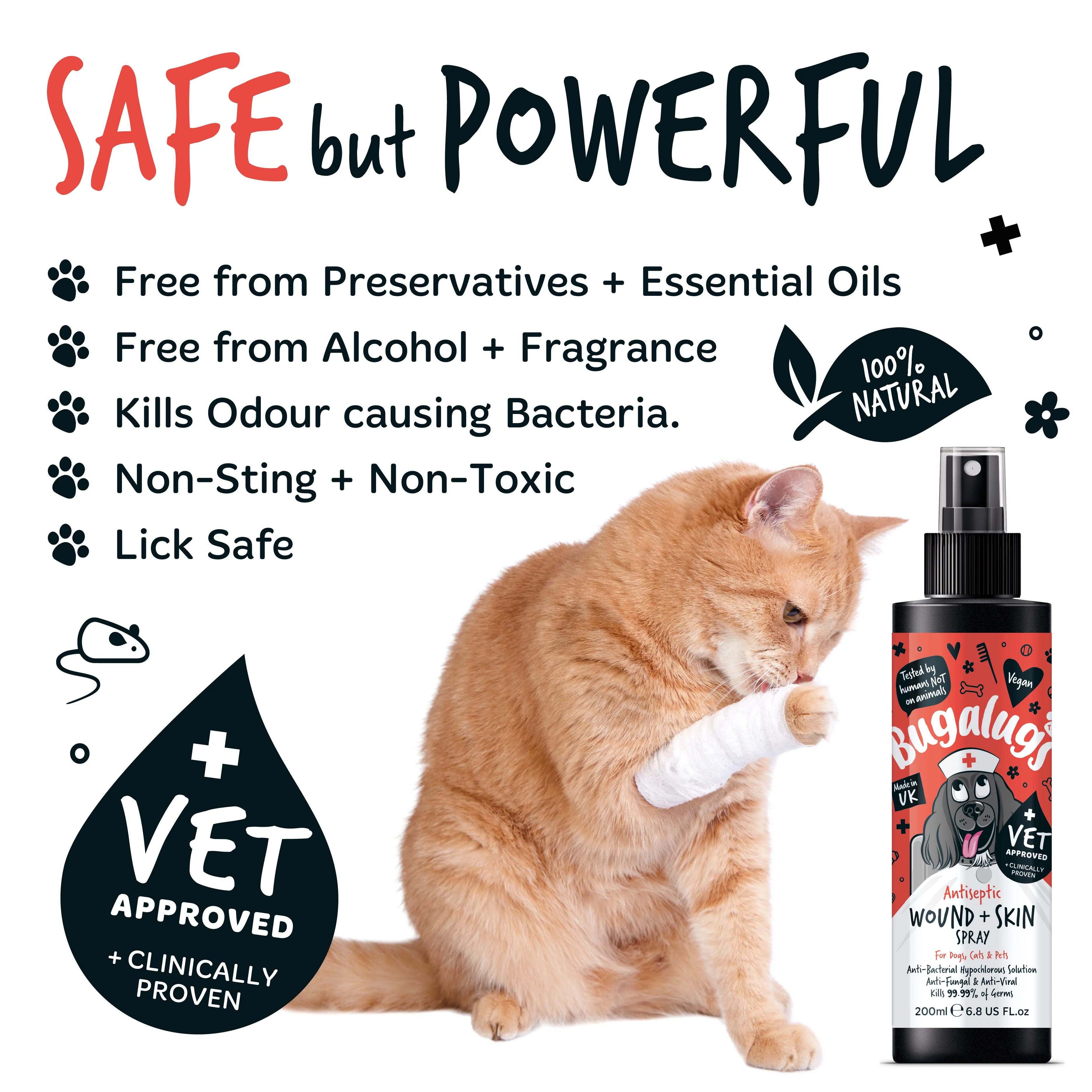 Bugalugs Antiseptic Wound & Skin Spray for Dogs, Cats & Pets - Image 9