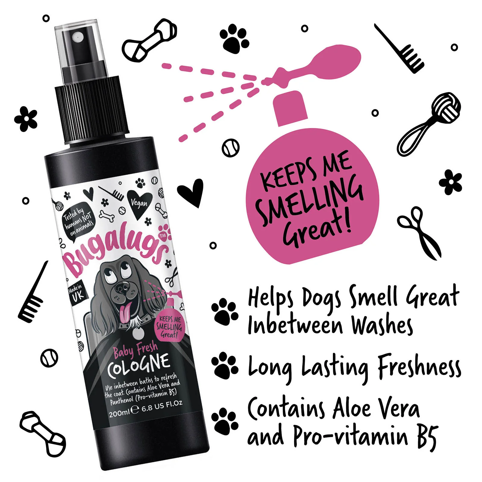 Bugalugs Baby Fresh Dog Cologne - Image 6