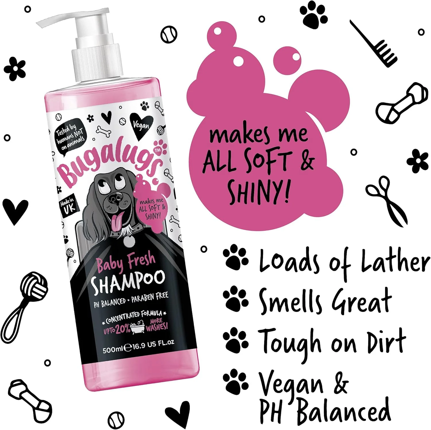 Bugalugs Baby Fresh Dog Shampoo - Image 3