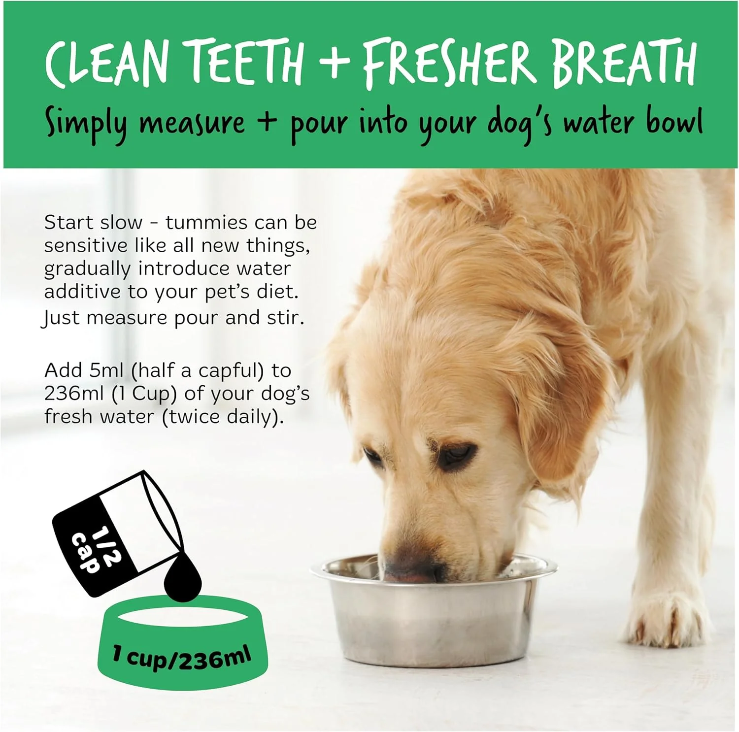 Bugalugs Dental Care Solution Water Additive for Dogs & Cats - Image 3