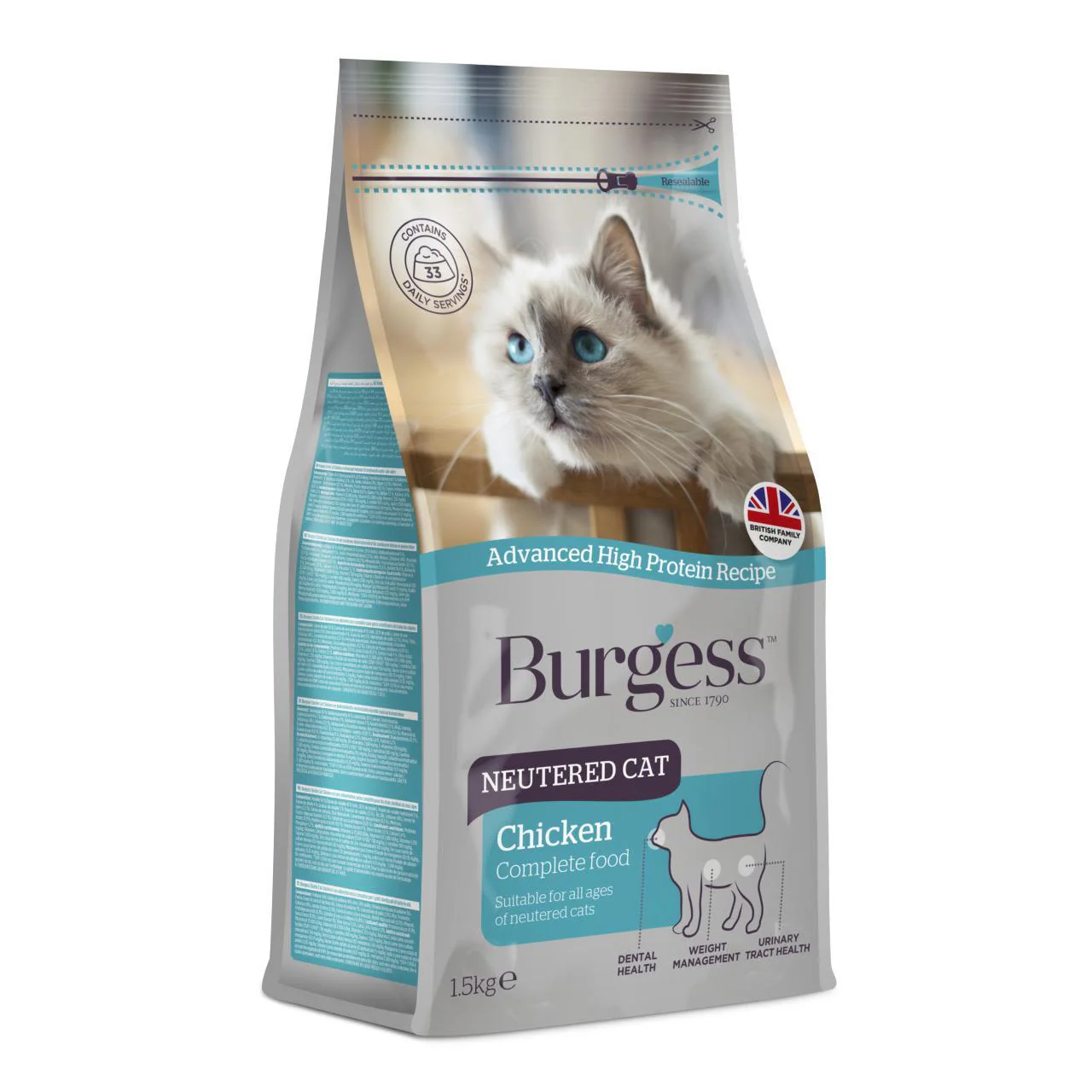 Burgess Neutered Cat Food - Image 4