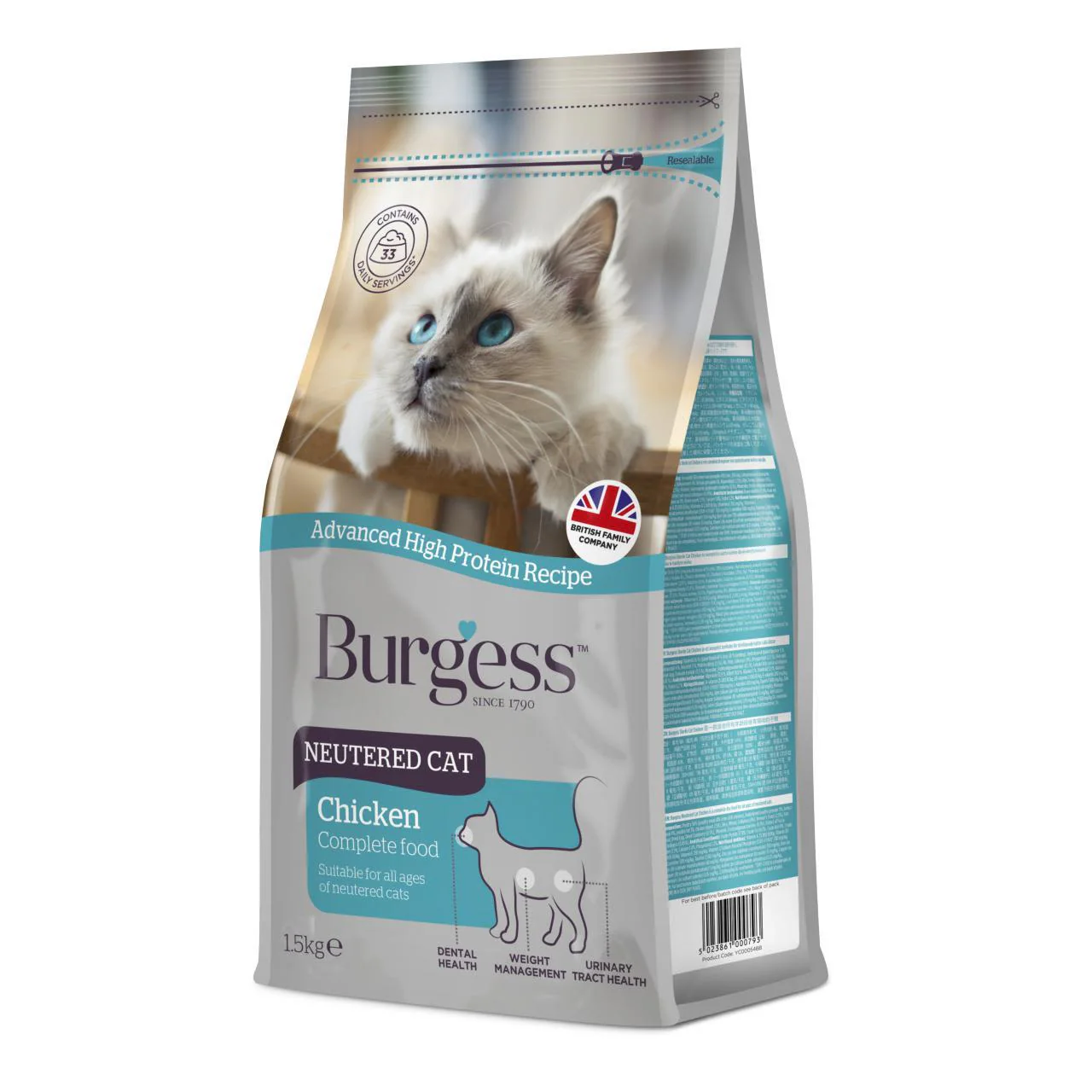 Burgess Neutered Cat Food - Image 5