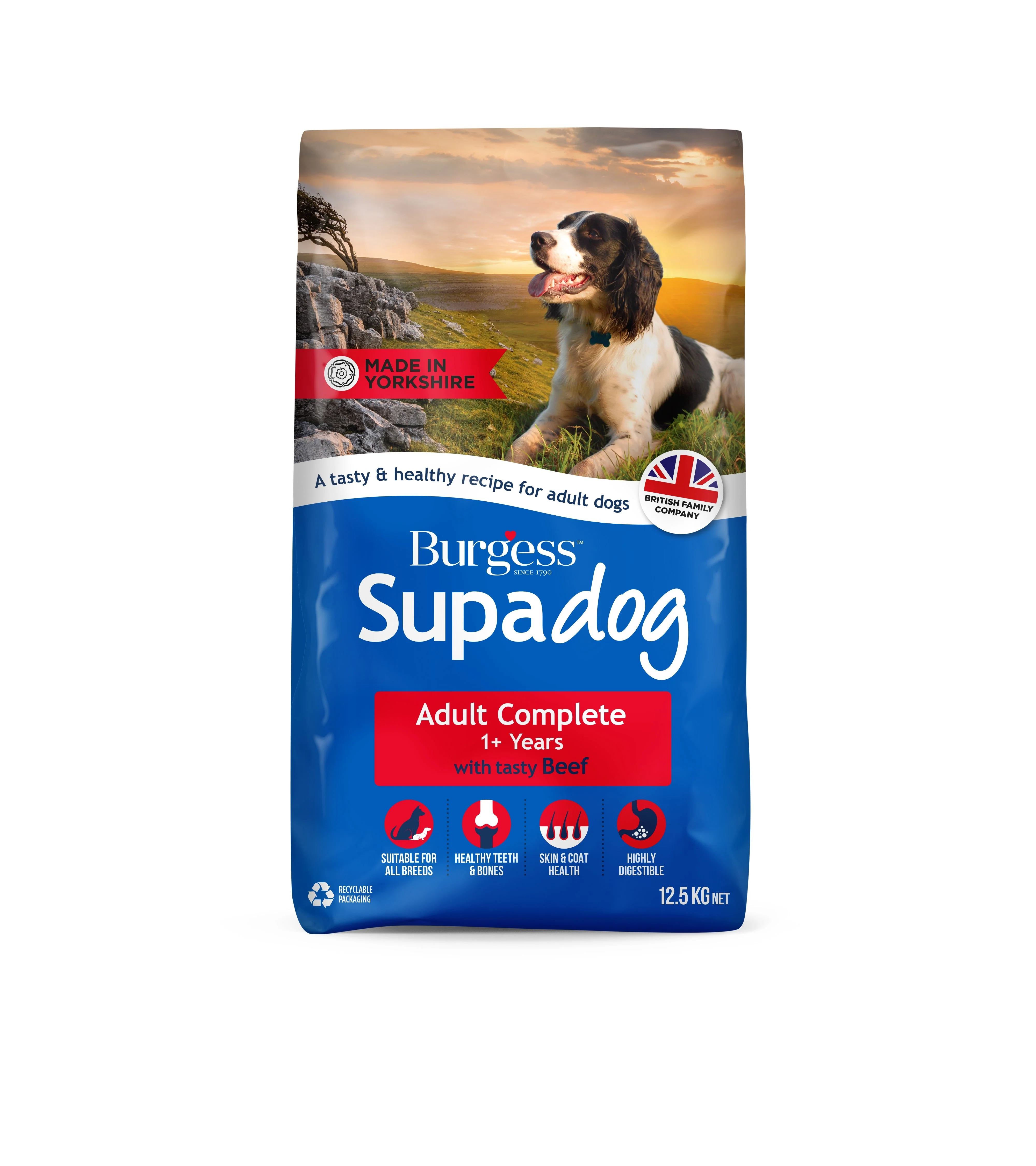 Burgess Supadog with Tasty Beef Adult Complete Dry Dog Food