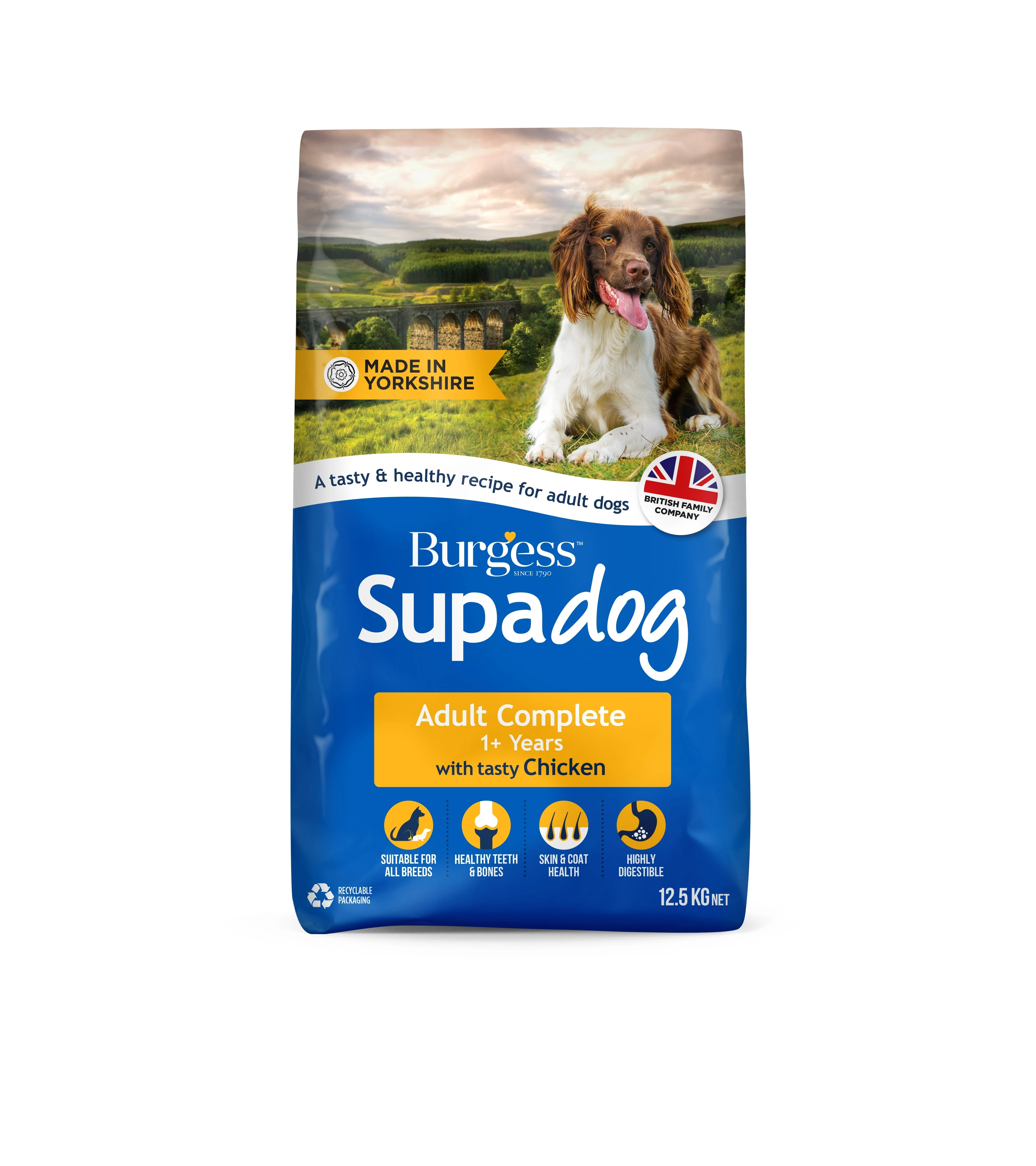 Burgess Supadog with Tasty Chicken Adult Complete Dry Dog Food