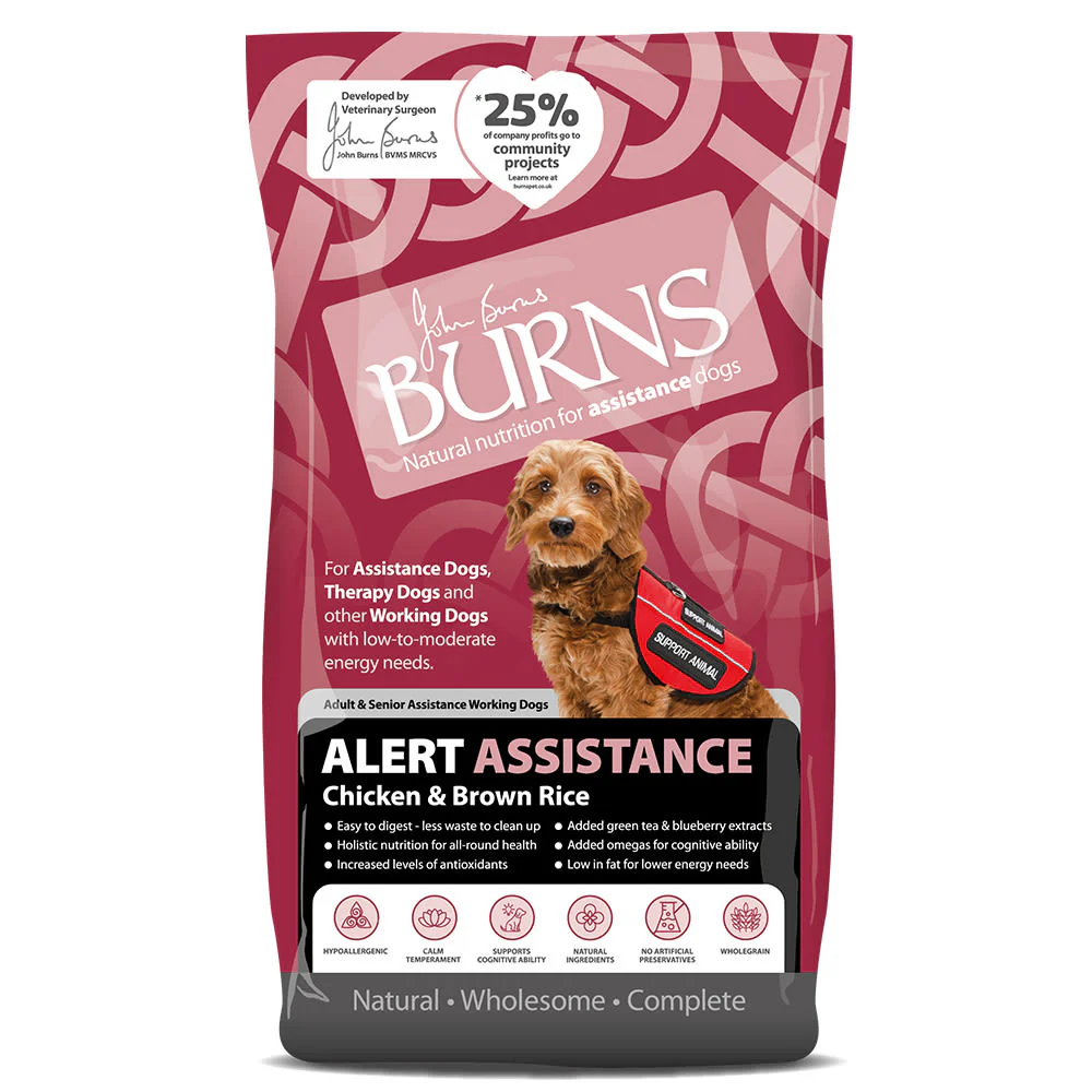 Burns Alert Assistance Adult/Senior Dry Dog Food - Chicken & Brown Rice - Image 2