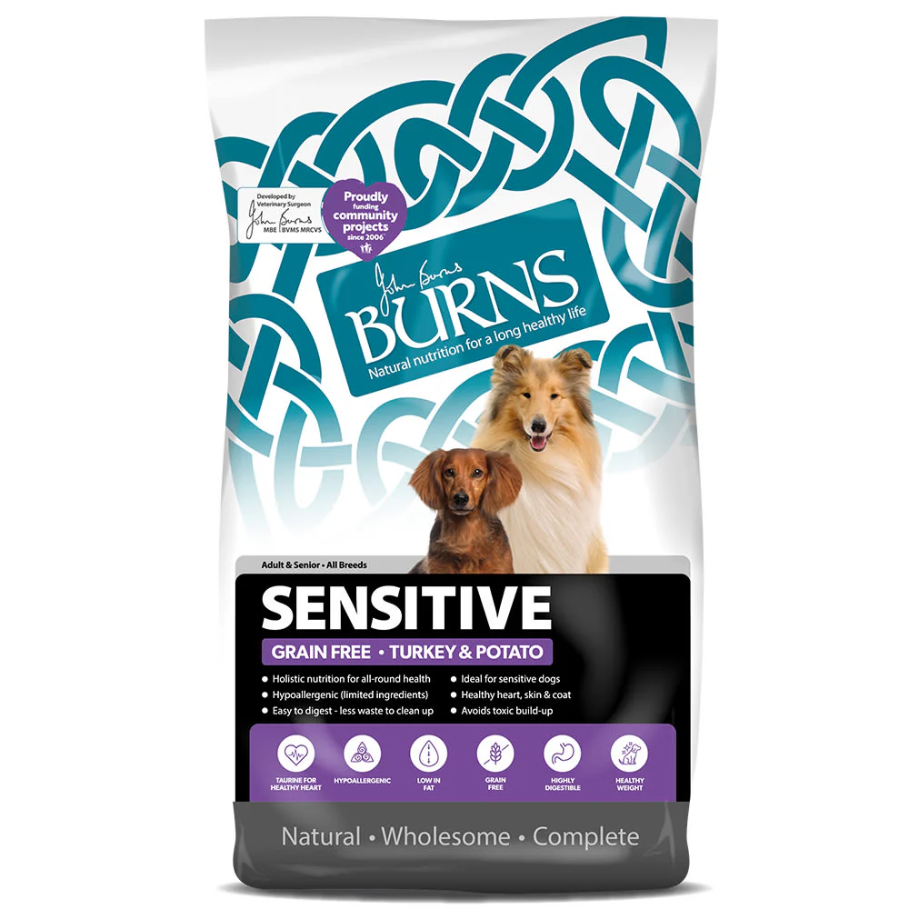 Burns Grain-free Sensitive Adult & Senior Dry Dog Food - Turkey & Potato - Image 3
