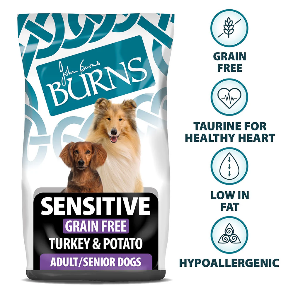 Burns Grain-free Sensitive Adult & Senior Dry Dog Food - Turkey & Potato - Image 4