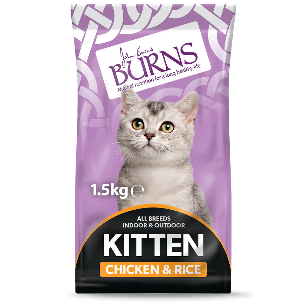 Burns Kitten Dry Cat Food - Chicken & Rice - Image 14