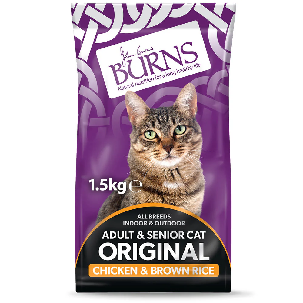 Burns Original Adult/Senior Dry Cat Food - Chicken & Brown Rice - Image 14