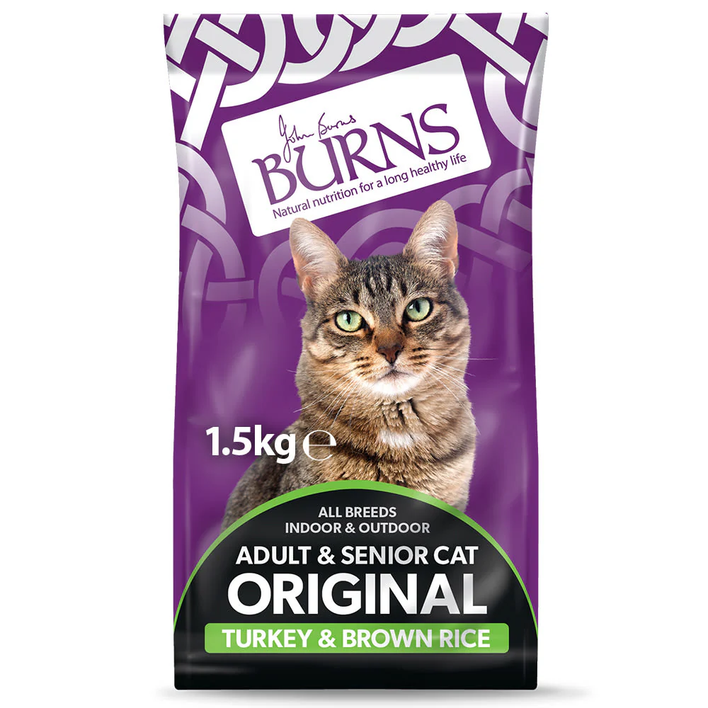 Burns Original Adult/Senior Dry Cat Food - Turkey & Brown Rice - Image 14