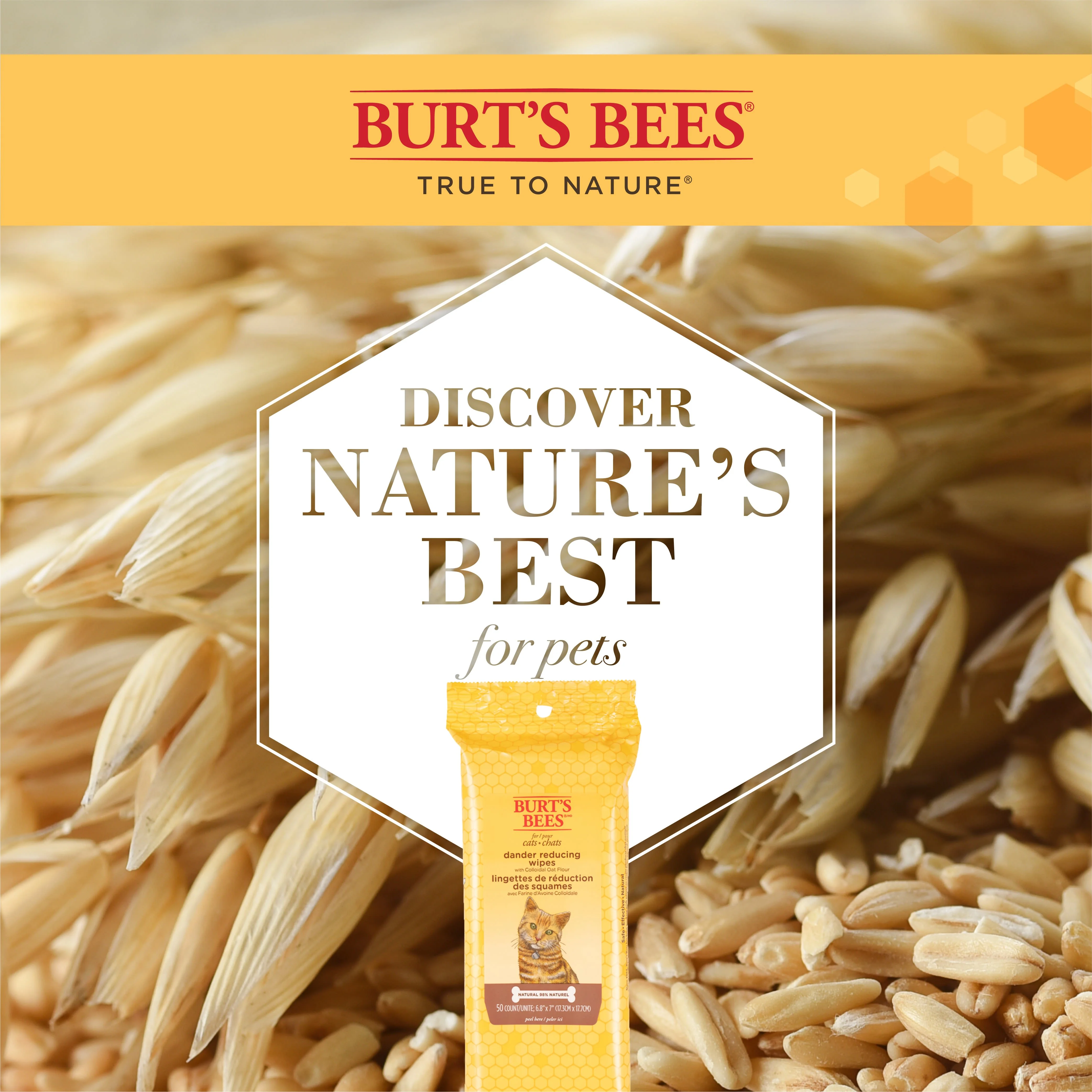 Burt's Bees Dander Cat Wipes - Image 5