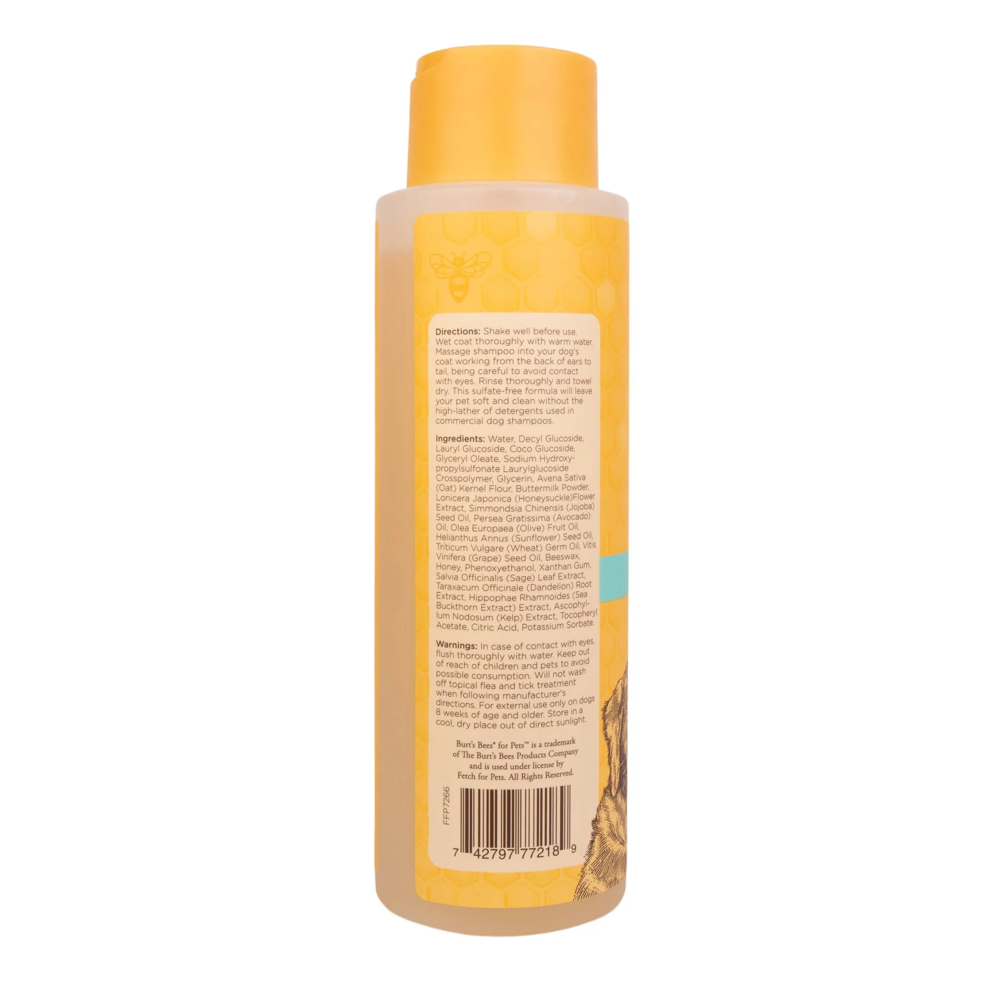 Burt's Bees Itch Soothing Dog Shampoo - Image 2