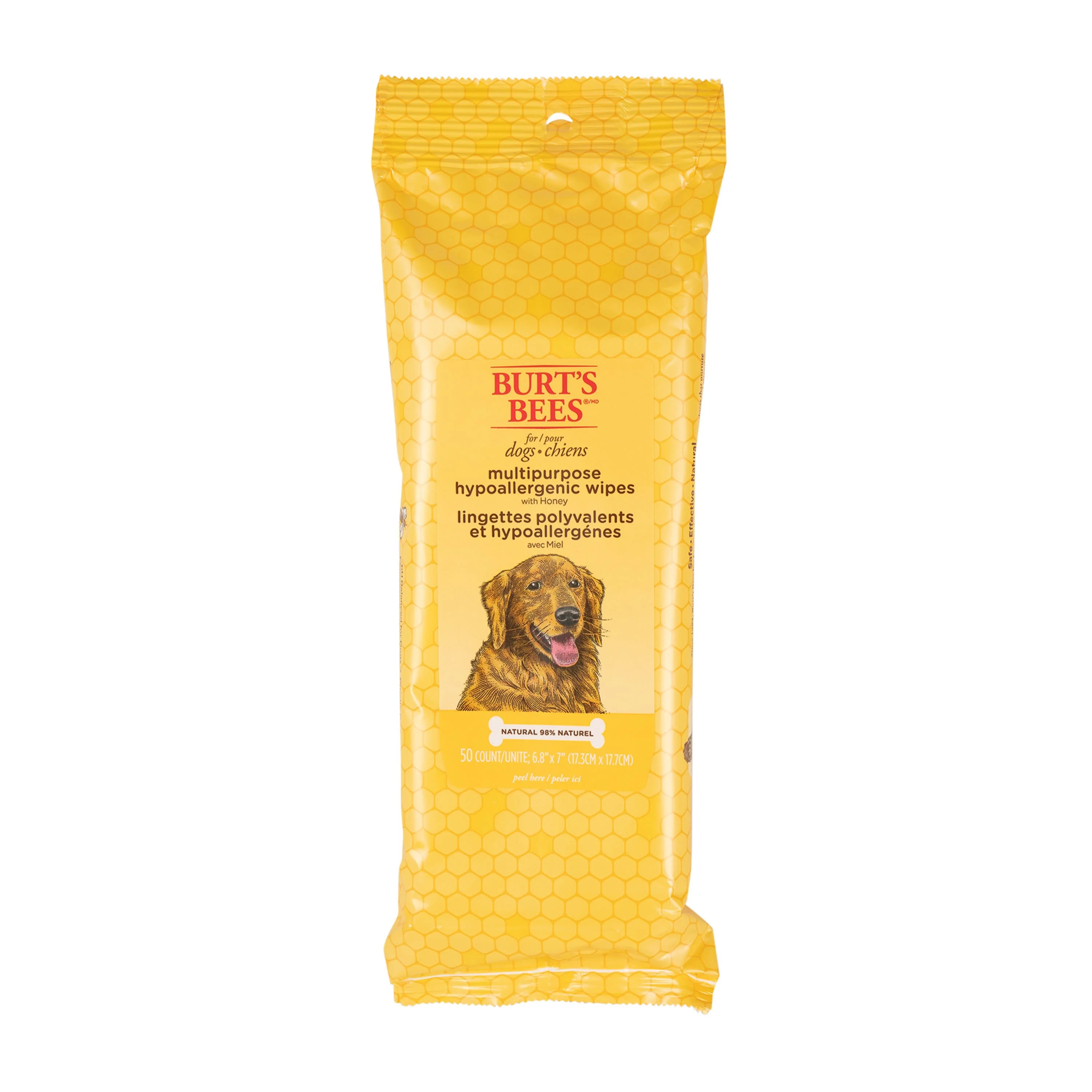 Burt's Bees Multipurpose Dog Wipes with Honey