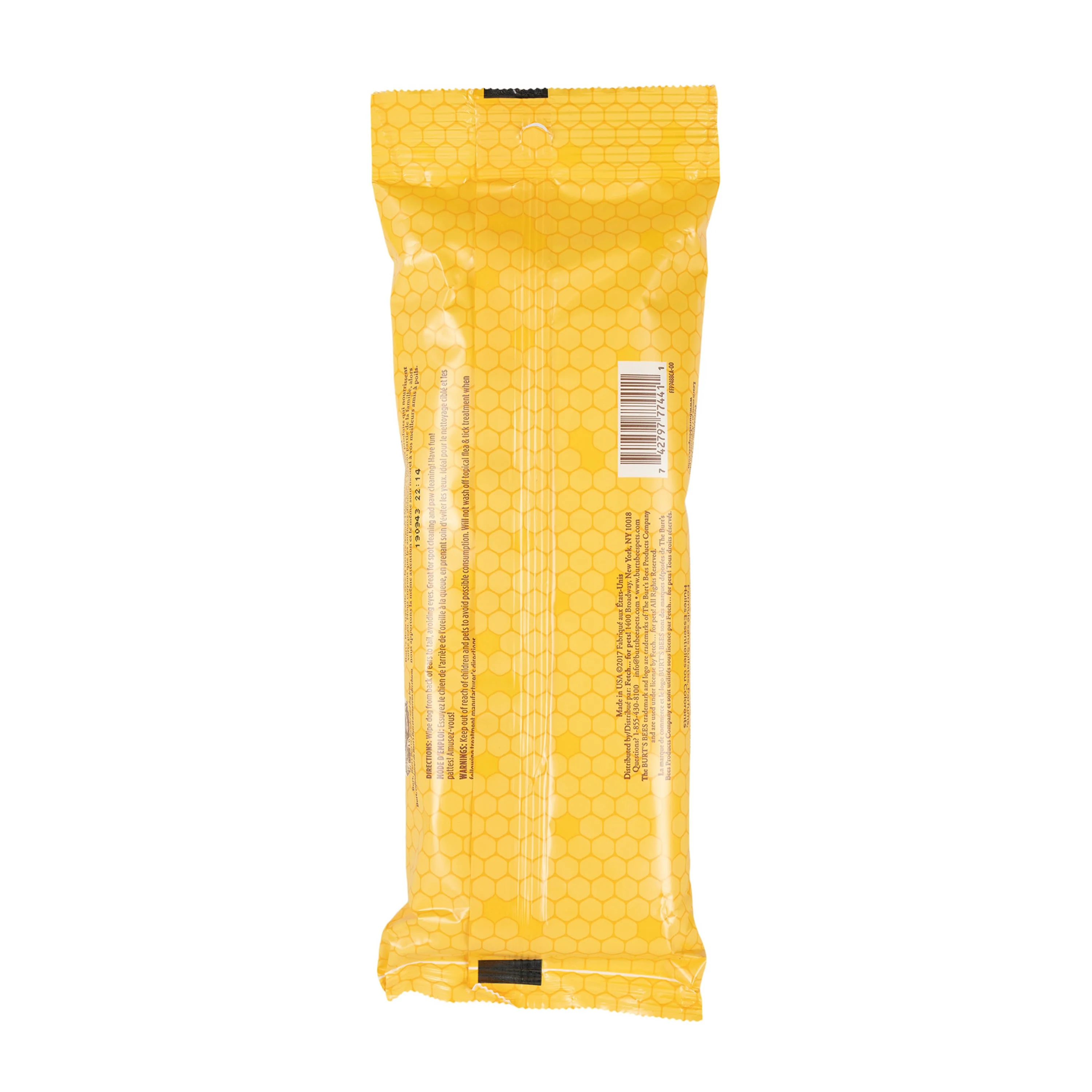 Burt's Bees Multipurpose Dog Wipes with Honey - Image 2
