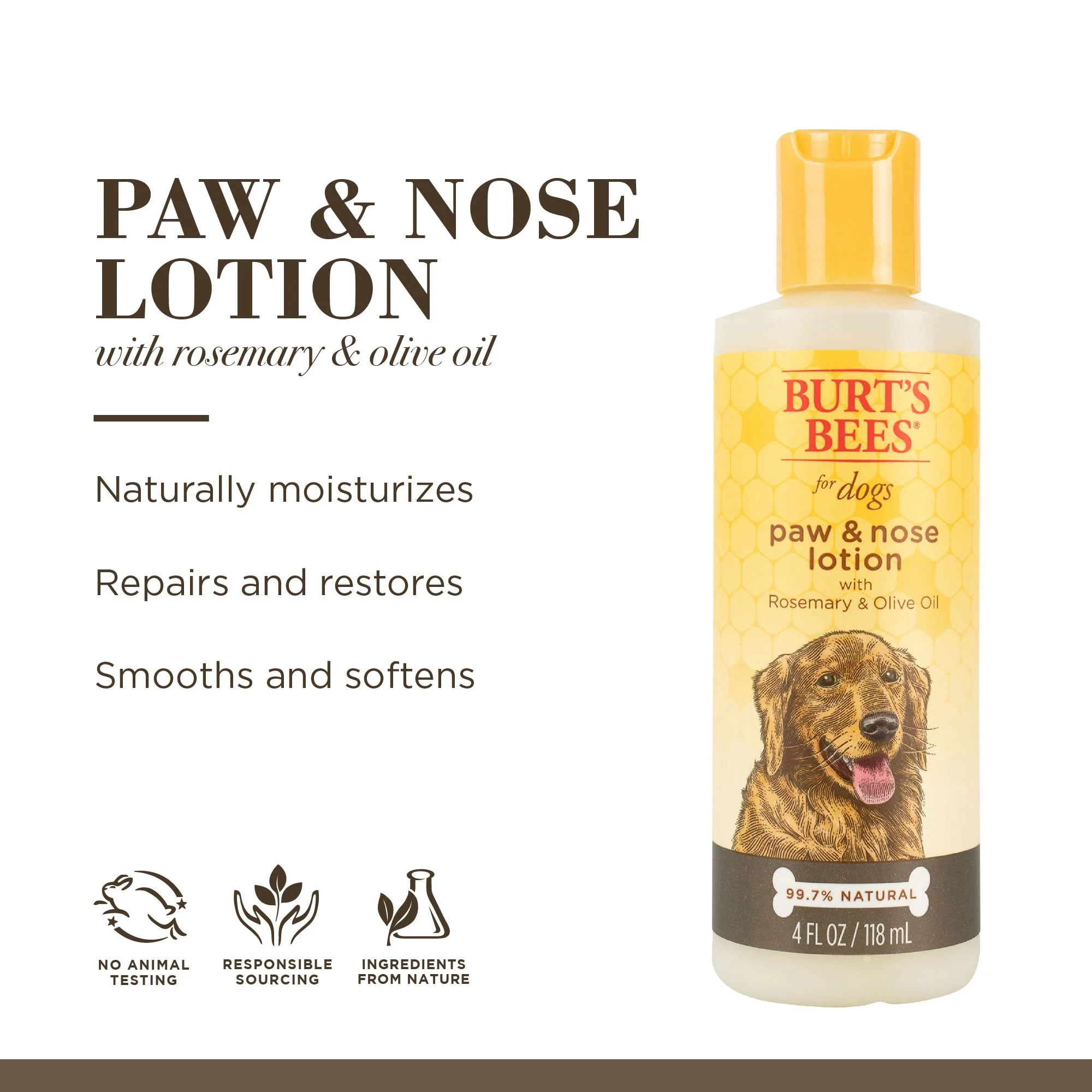 Burt's Bees Paw & Nose Dog Lotion - Image 4