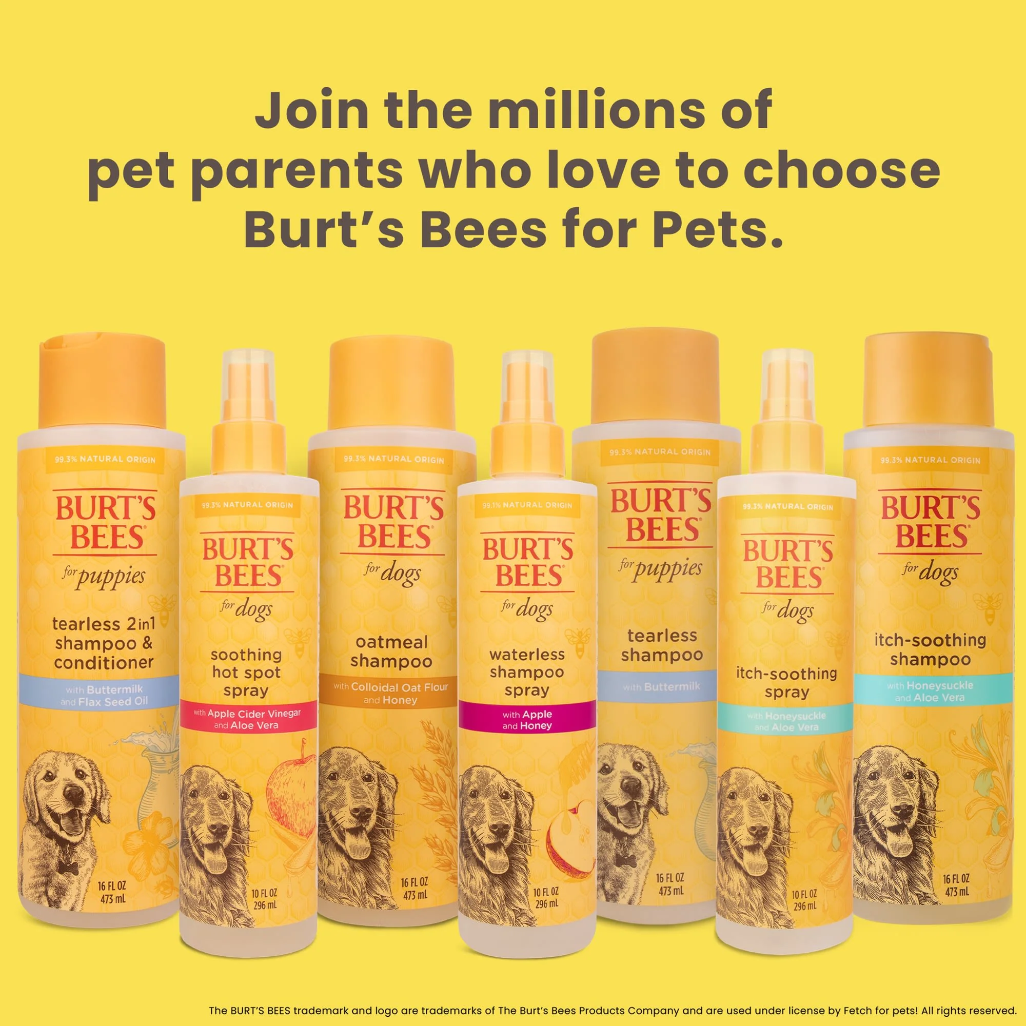 Burt's Bees Tearless 2 in 1 Shampoo and Conditioner for Puppies with Buttermilk & Linseed Oil - Image 6