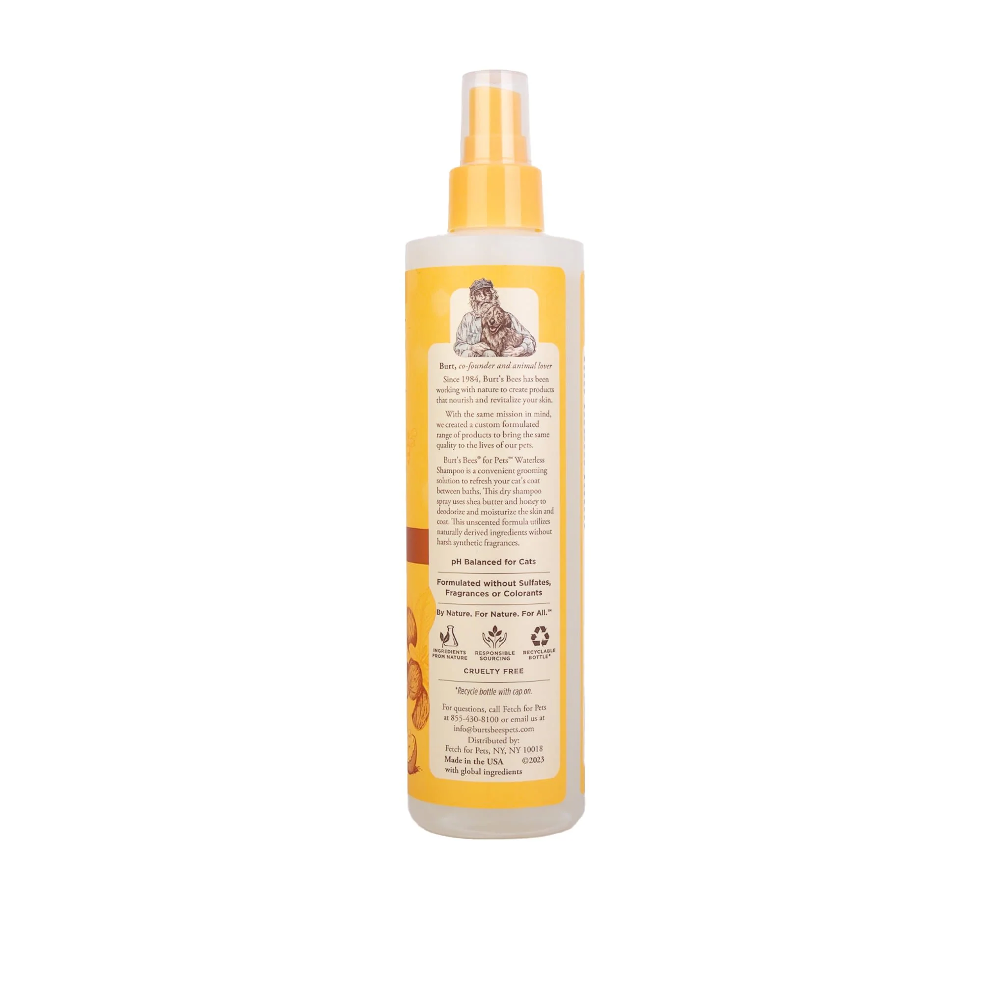 Burt's Bees Waterless Cat Shampoo - Image 3