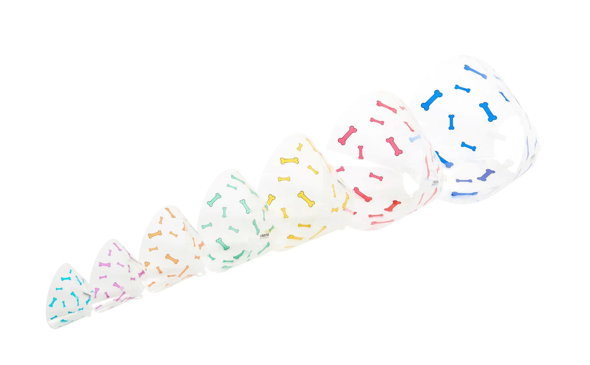 Buster Design Dog Collar Bones - Yellow - Image 2