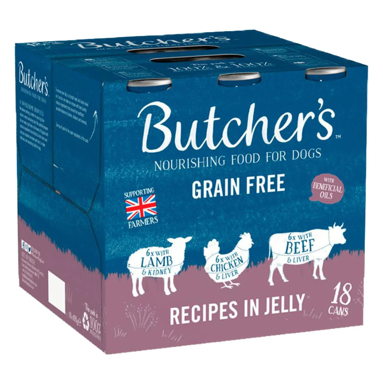 Butcher's Grain-free Meaty Recipes in Jelly Wet Dog Food - Image 2