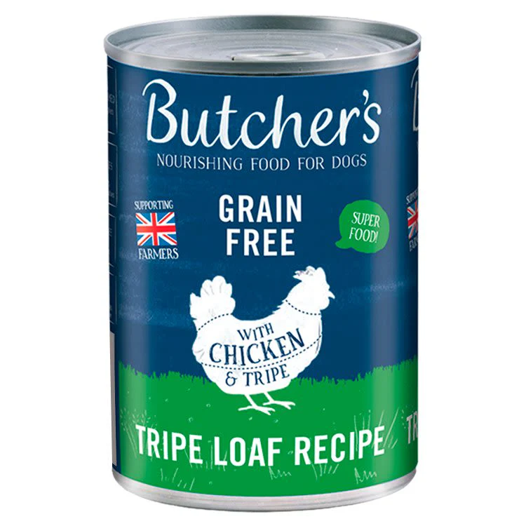 Butcher's Grain-Free Tripe Loaf Recipe Wet Dog Food - Chicken & Tripe - Image 2