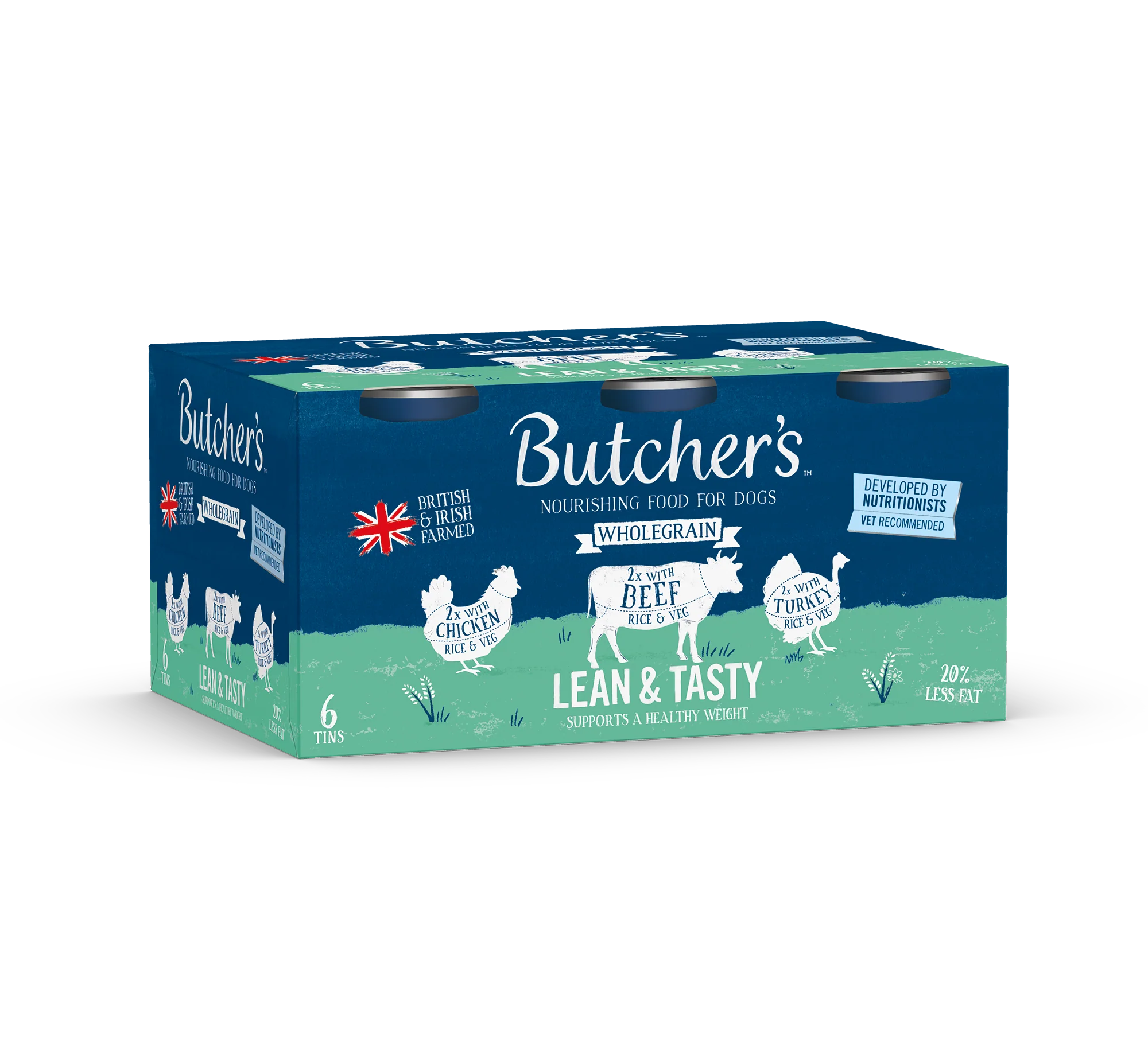 Butcher's Lean & Tasty Adult Wet Dog Food in Tins - Chicken, Beef & Turkey - Image 4