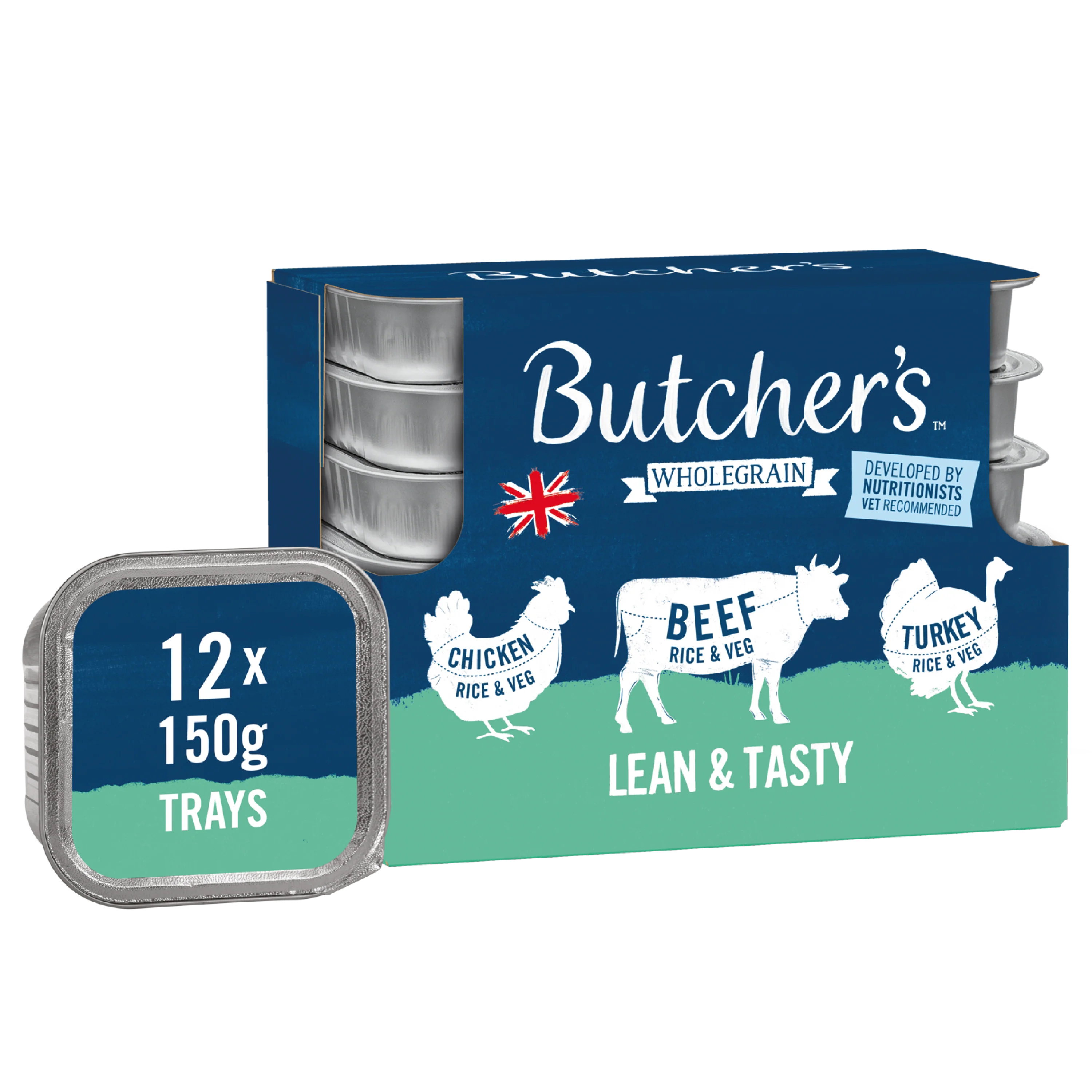 Butcher's Lean & Tasty Low Fat Dog Food Trays - Image 3