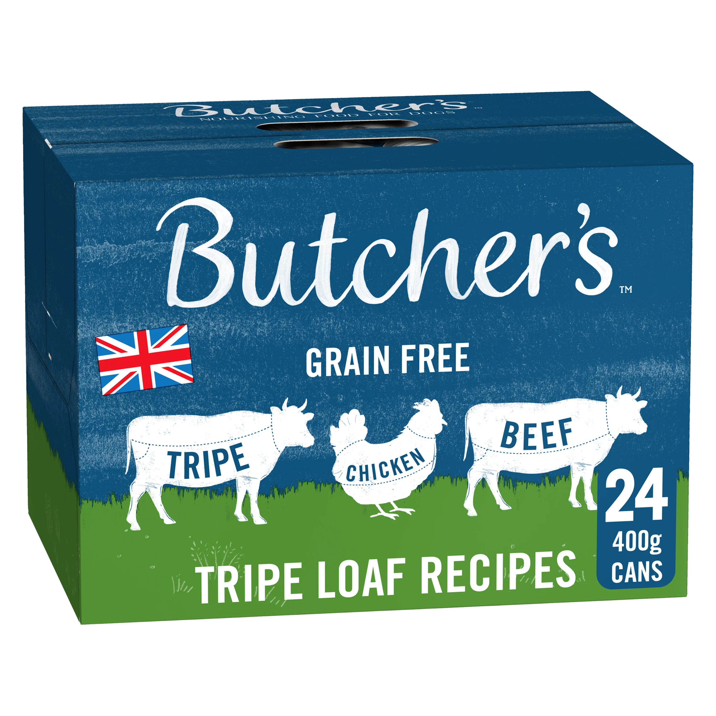 Butcher's Tripe Loaf Recipes Dog Food Tins