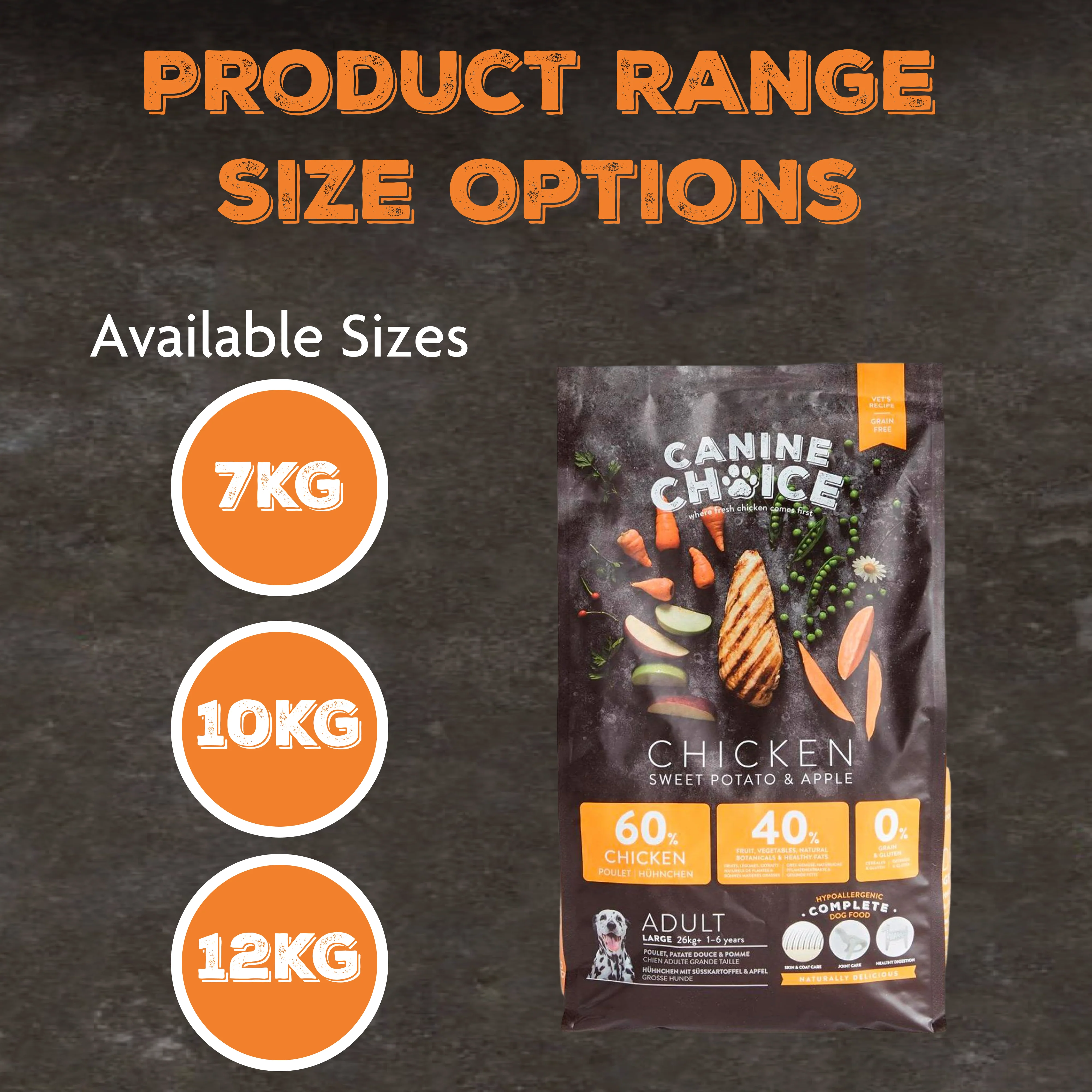 Canine Choice Super Premium Grain-Free Medium Adult Dry Dog Food – Chicken | 10kg - Image 7