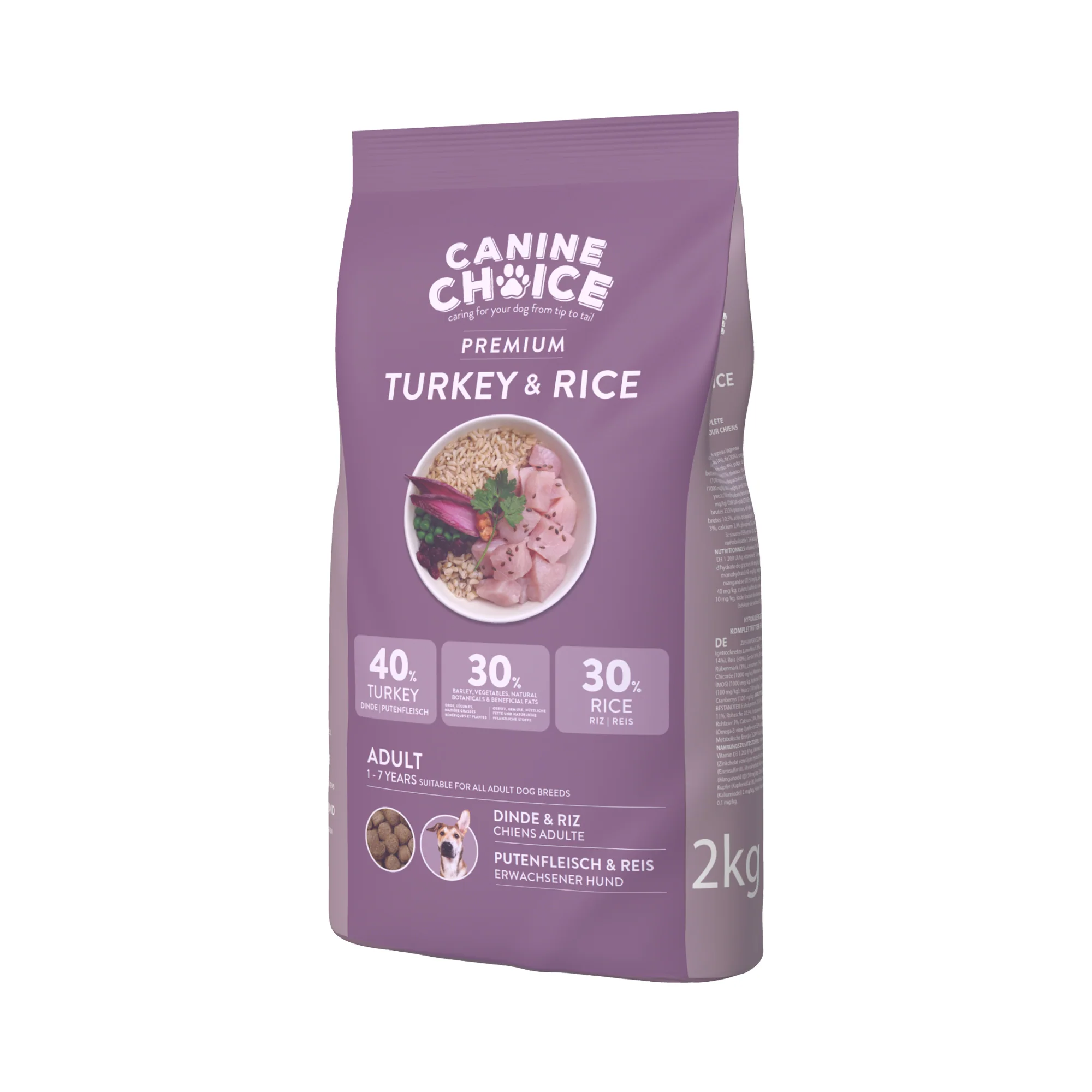 Canine Choice Premium Turkey Hypoallergenic Adult Dry Dog Food - Image 2