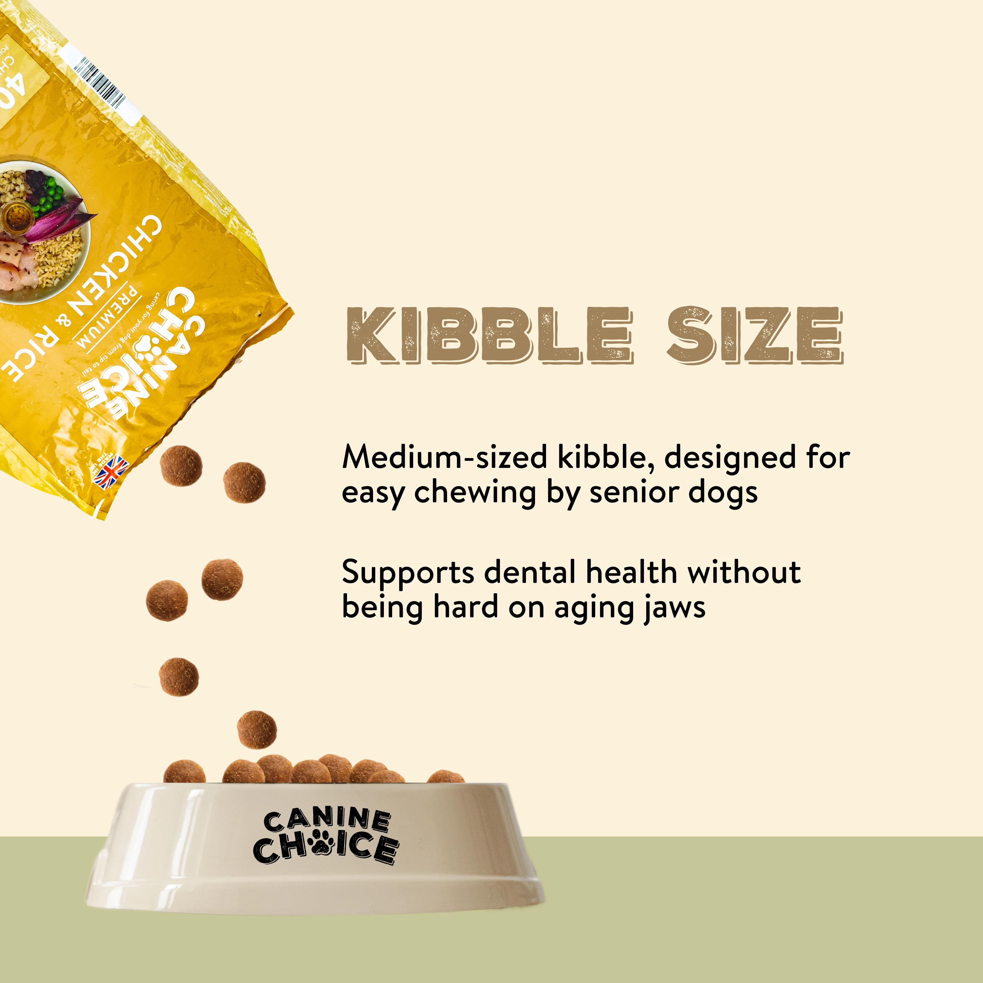 Canine Choice Premium Chicken Hypoallergenic Senior Dry Dog Food - Image 5
