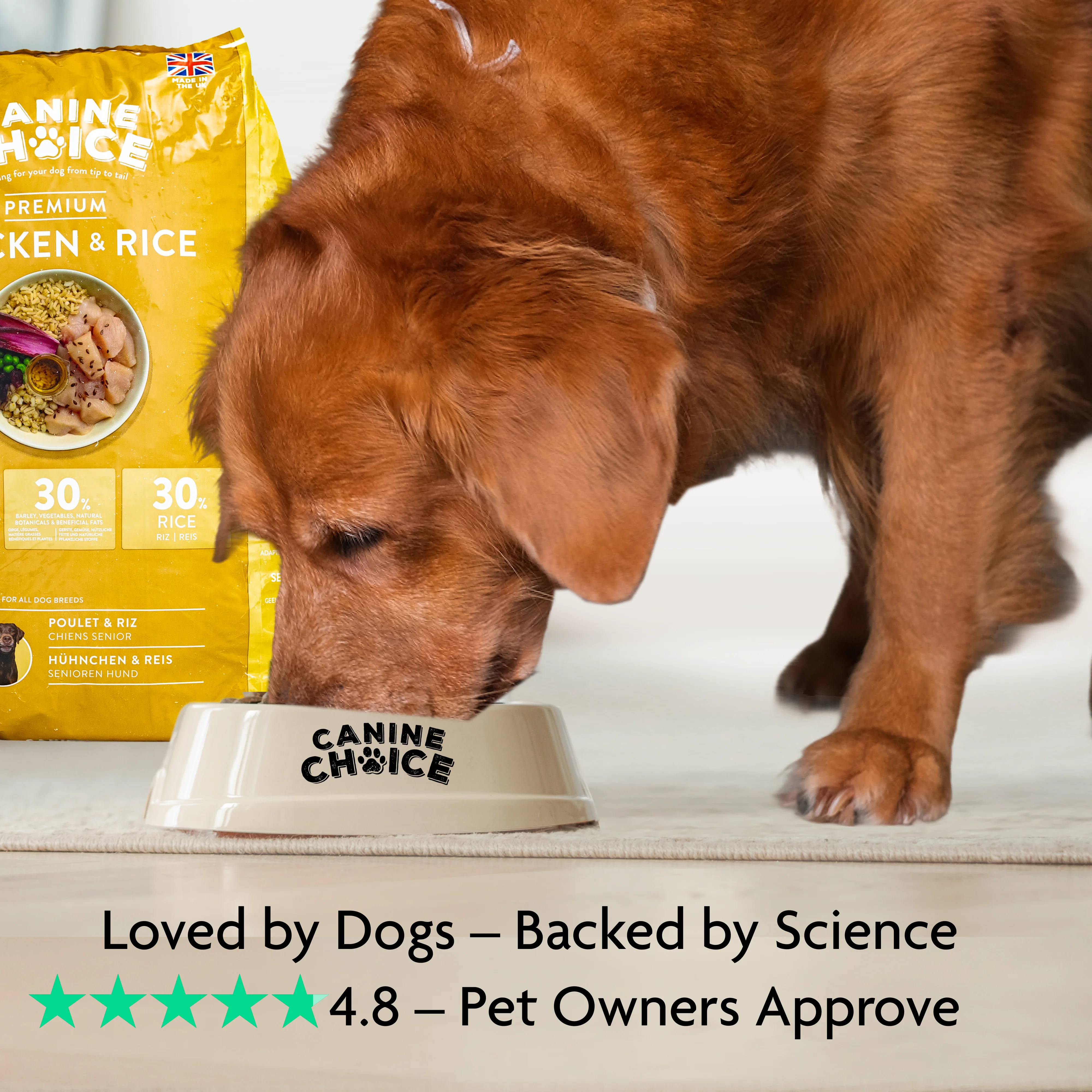 Canine Choice Premium Chicken Hypoallergenic Senior Dry Dog Food - Image 6