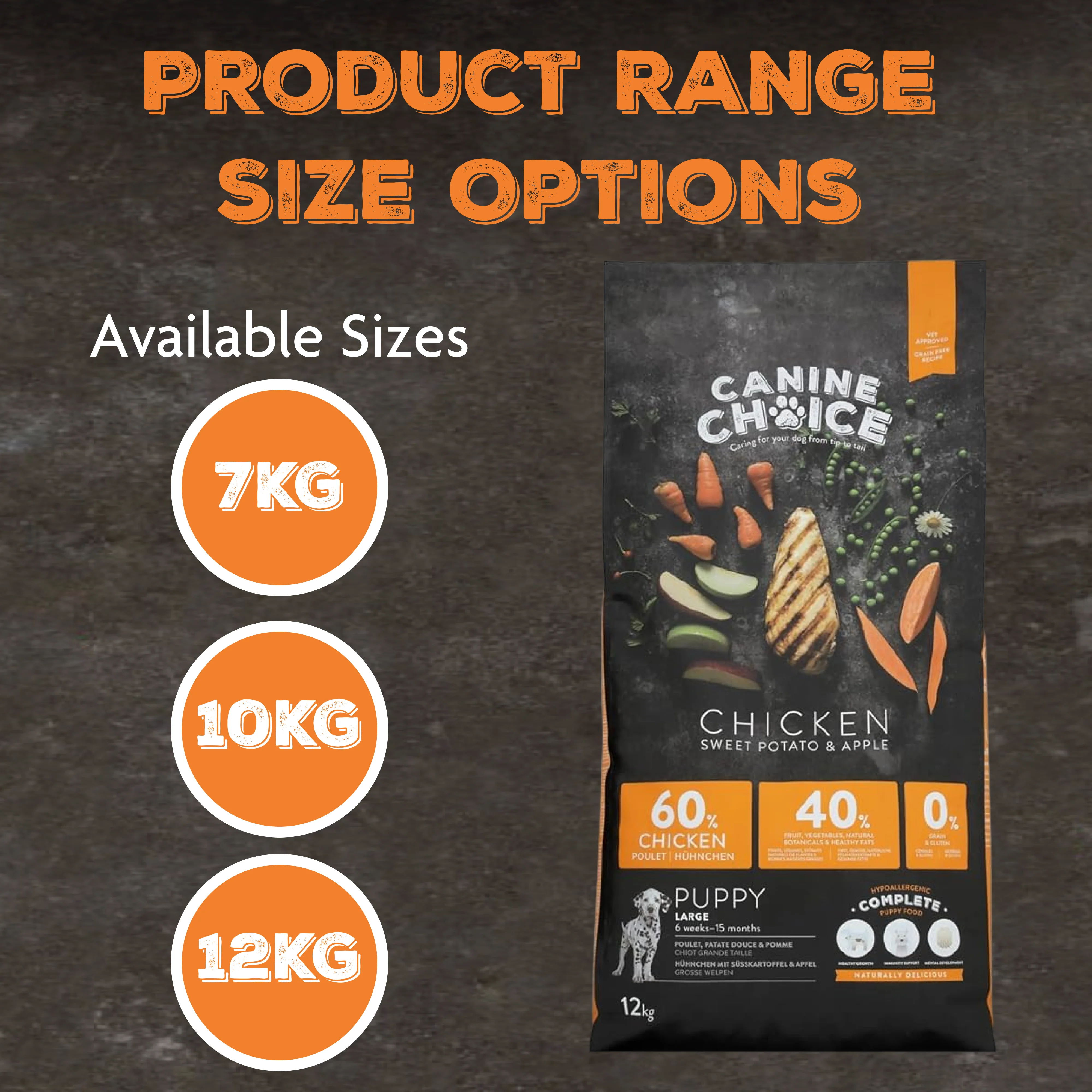 Canine Choice Grain-Free Large Puppy Dry Dog Food – Chicken | 12kg - Image 7