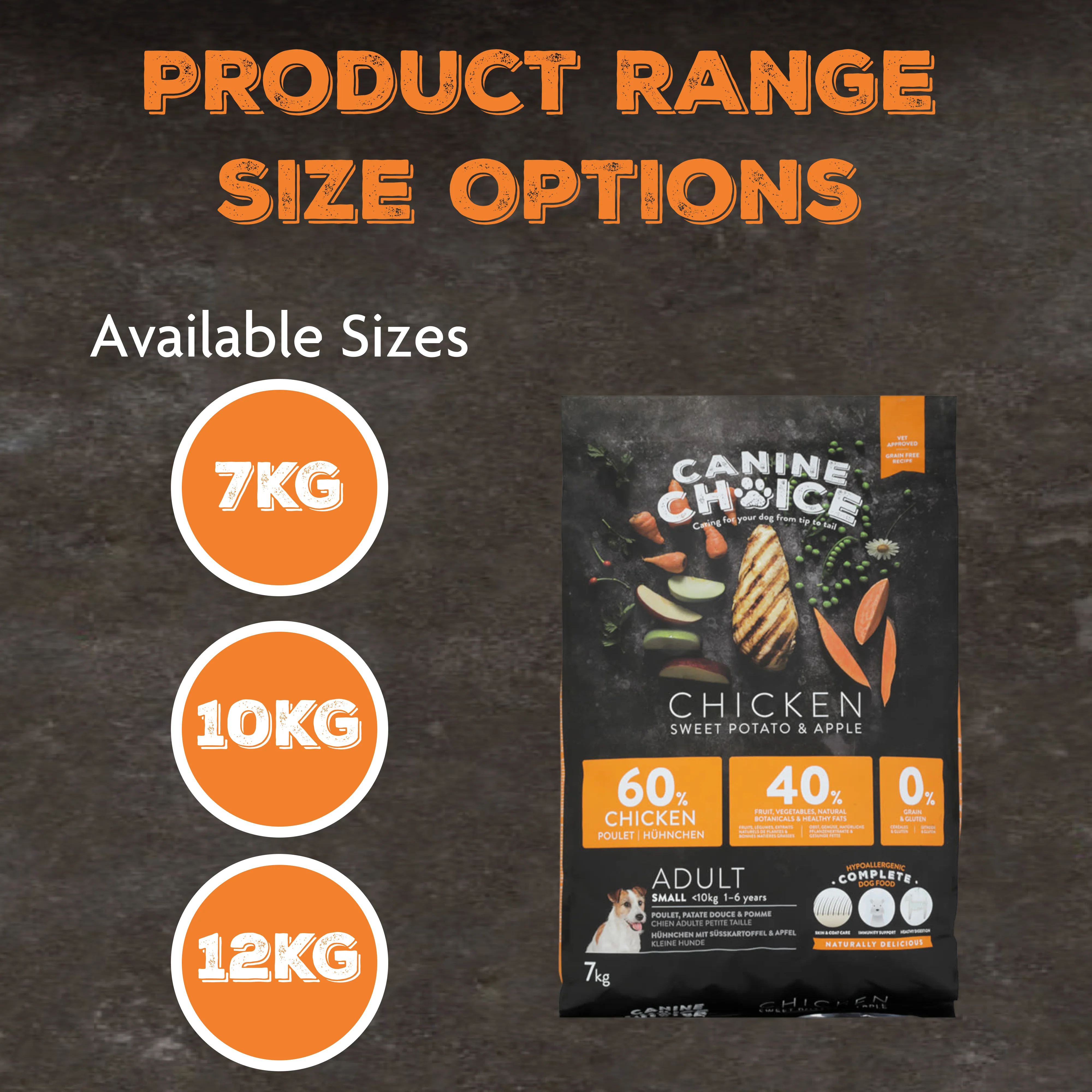 Canine Choice Super Premium Grain-Free Small Adult Dry Dog Food – Chicken | 7kg - Image 7