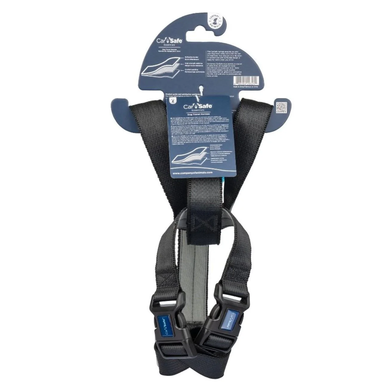 CarSafe Black Travel Harness for Dog - Image 2