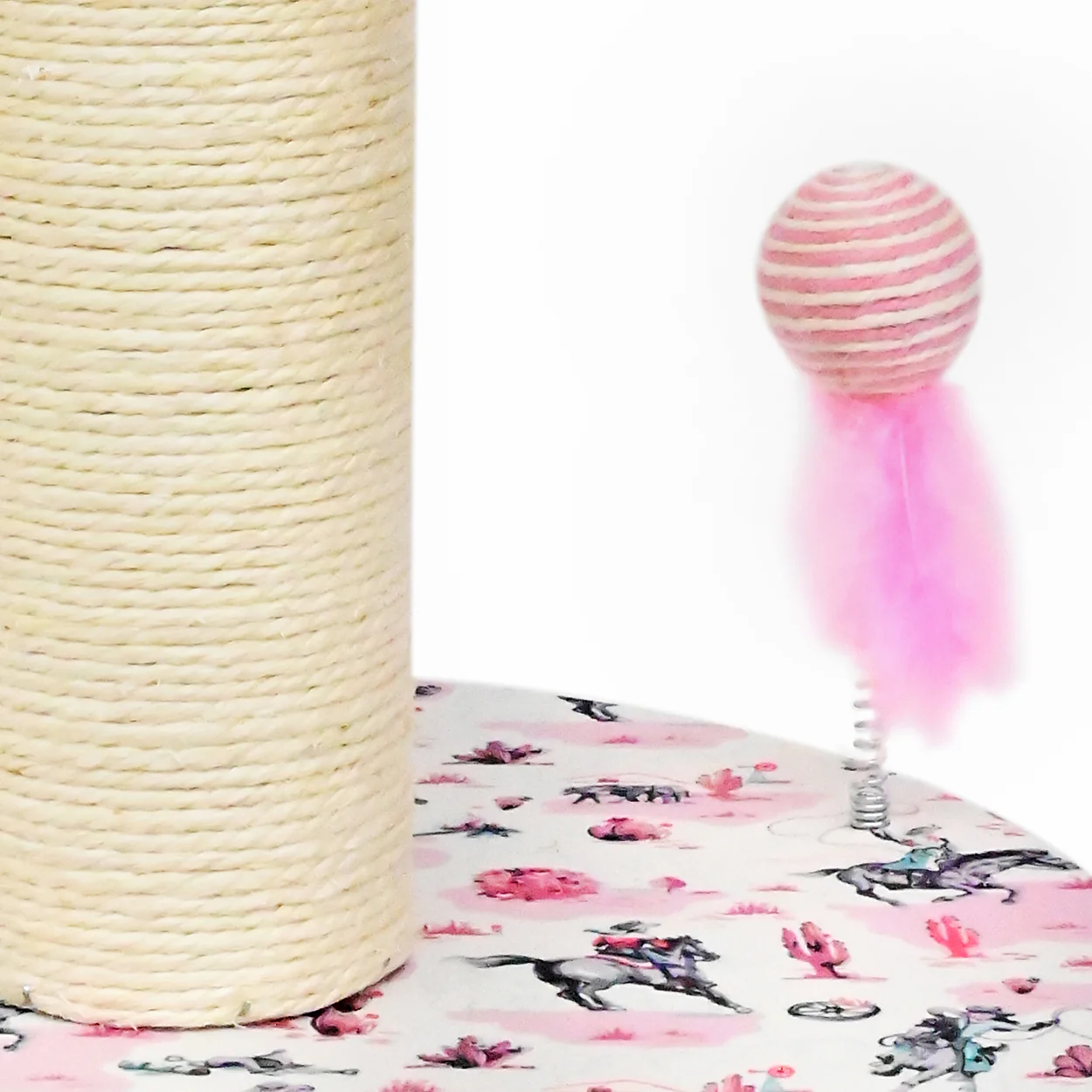 Cath Kidston Cowgirl Cactus Cat Scratching Post - Image 3