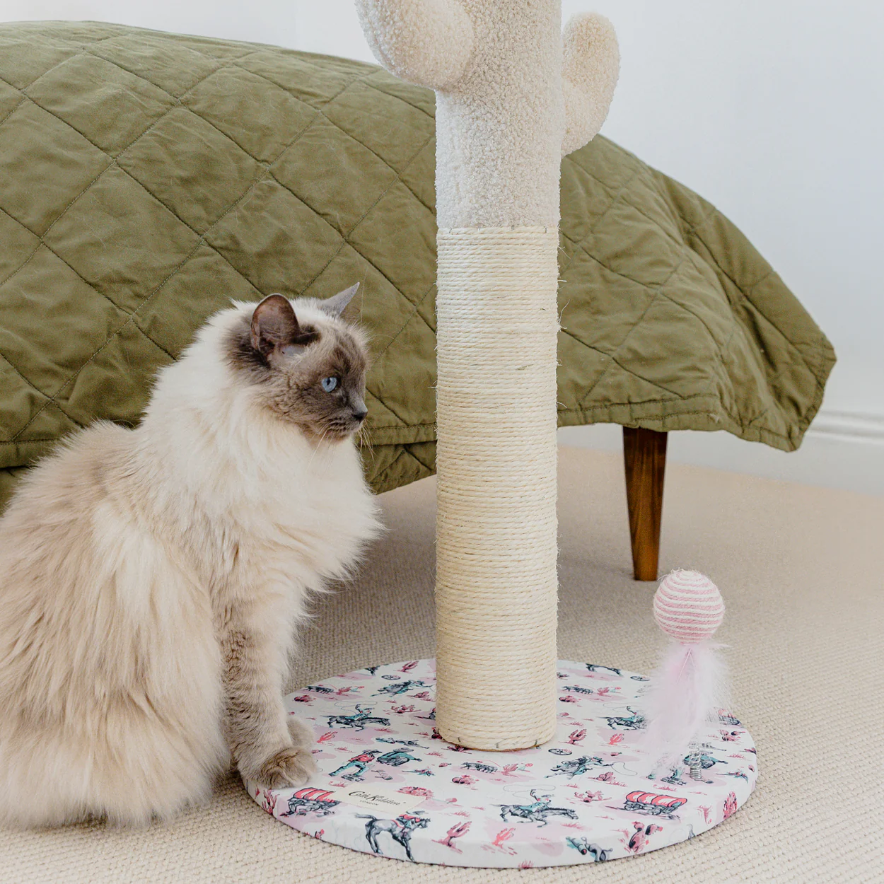 Cath Kidston Cowgirl Cactus Cat Scratching Post - Image 4
