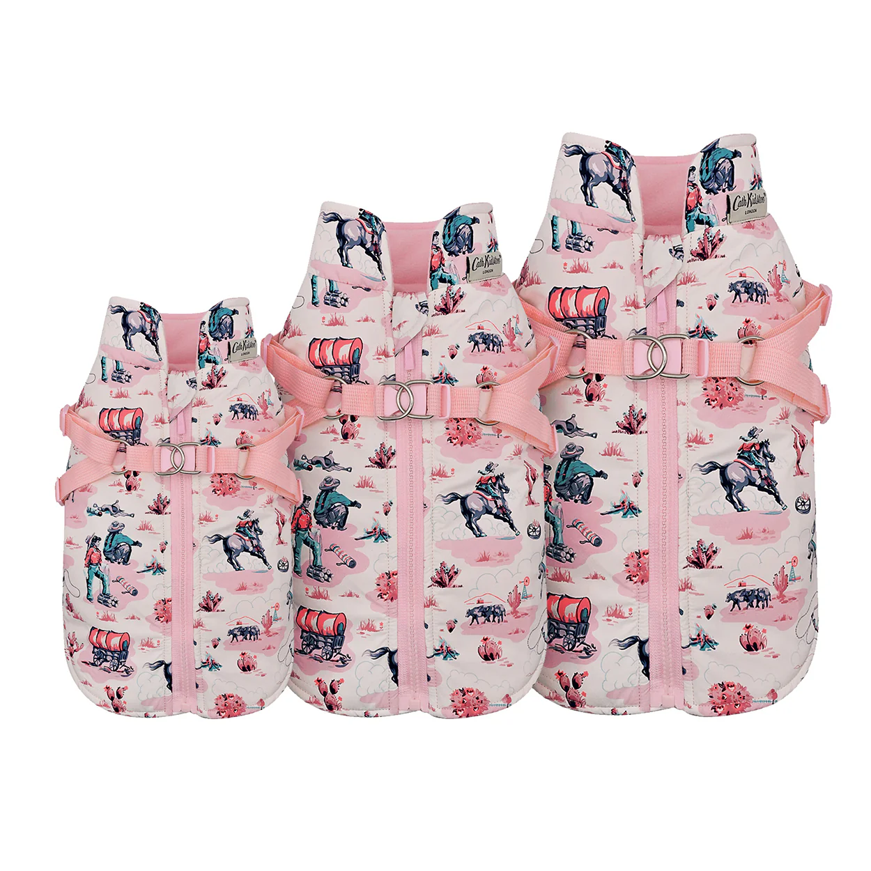 Cath Kidston Cowgirl Dog Coat with Harness - Image 2