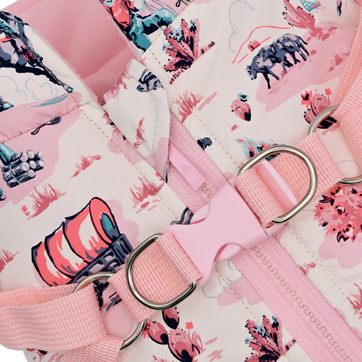Cath Kidston Cowgirl Dog Coat with Harness - Image 3